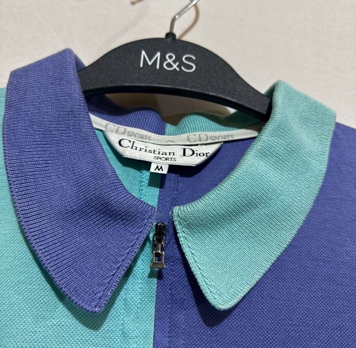 Dior Christian Dior Big “CD” Colorblock Poloshirt Size US M / EU 48-50 / 2 - 3 Thumbnail