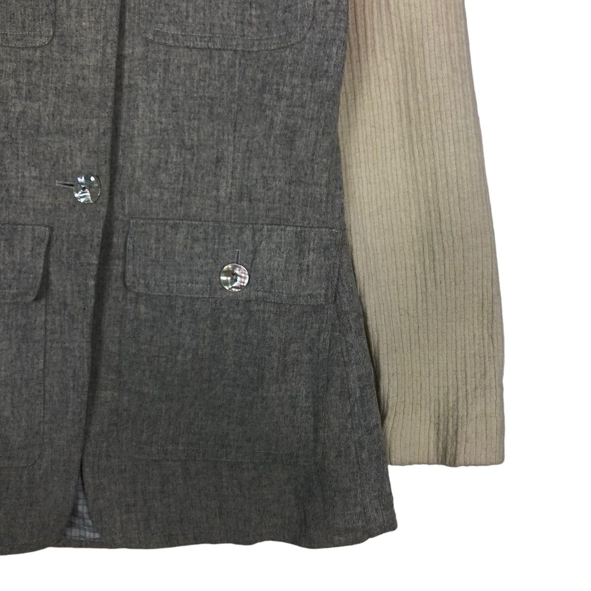 Vintage 🔥VINTAGE BUTTON JACKET CARDIGAN SLEEVE VANESSA BRUNO Size S / US 4 / IT 40 - 7 Thumbnail