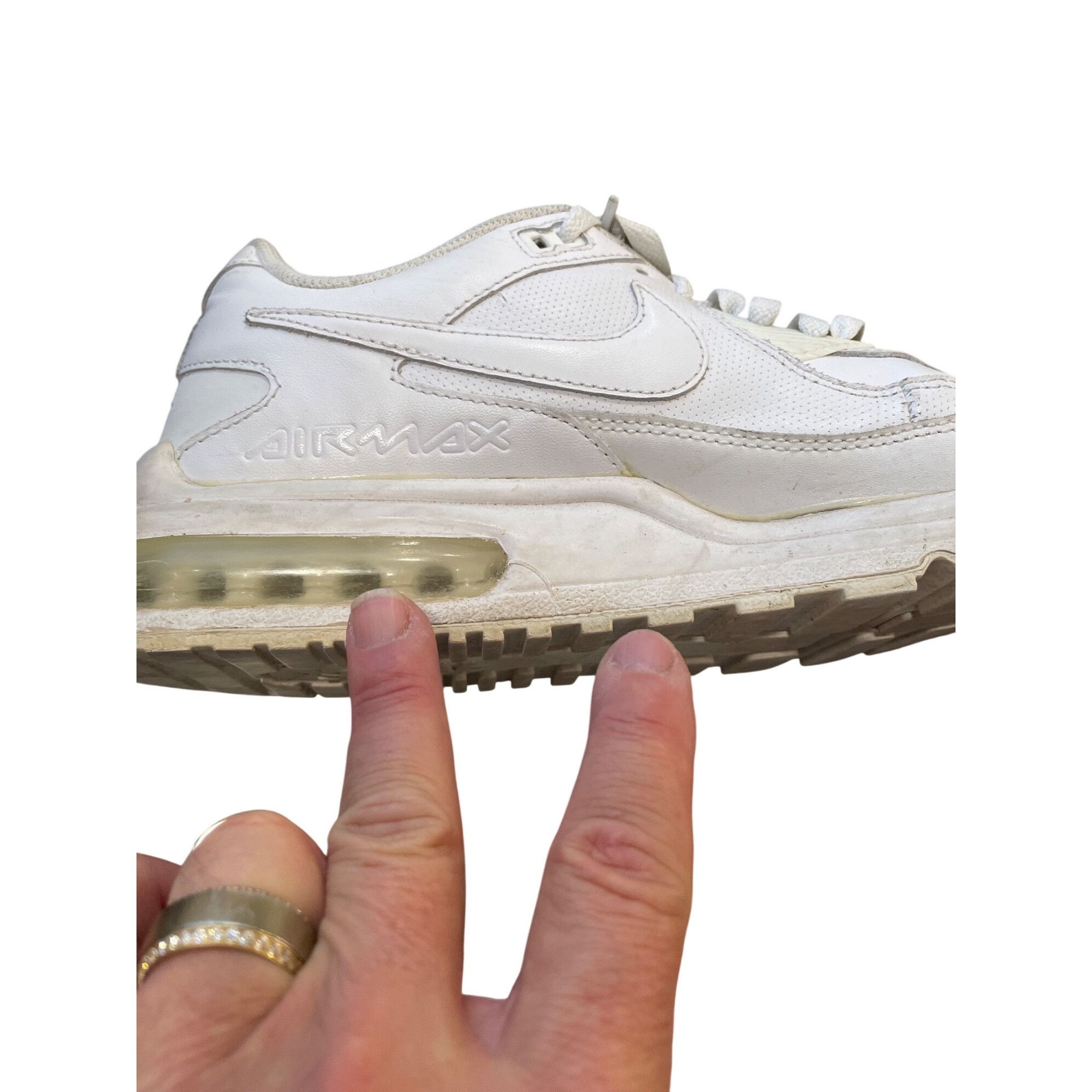 Nike Nike Air Max Wright mens white classic run casual sneakers s Size US 10.5 / EU 43-44 - 20 Thumbnail