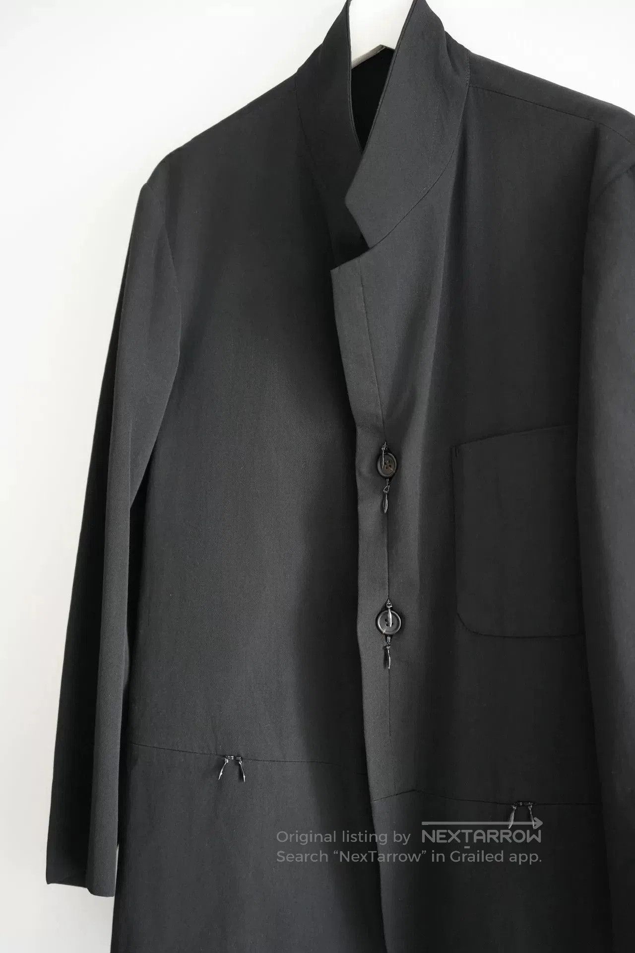 Yohji Yamamoto Yohji Yamamoto Water Drop Zip Blazer. Size US M / EU 48-50 / 2 - 4 Thumbnail