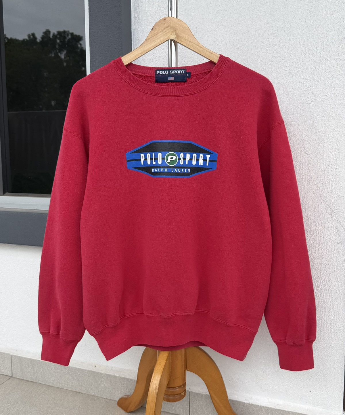 Polo Ralph Lauren Vintage 90s Polo Sport Ralph Lauren Spellout Sweatshirt Size US L / EU 52-54 / 3 - 5 Thumbnail