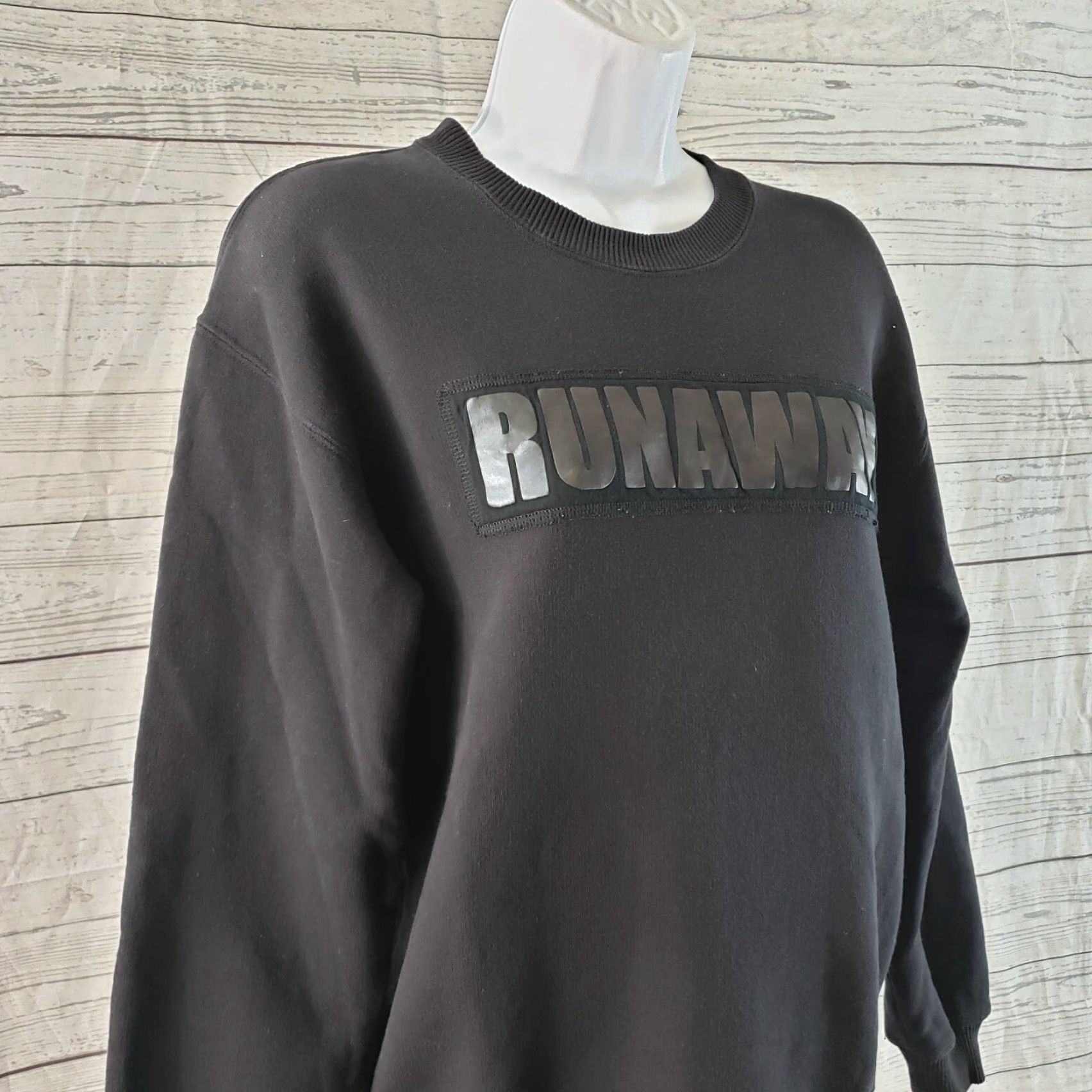 Vintage Wilfred Free Womens Pullover Sweatshirt Sz XS Black Runaway Cotton Blend Size XS / US 0-2 / IT 36-38 - 2 Thumbnail