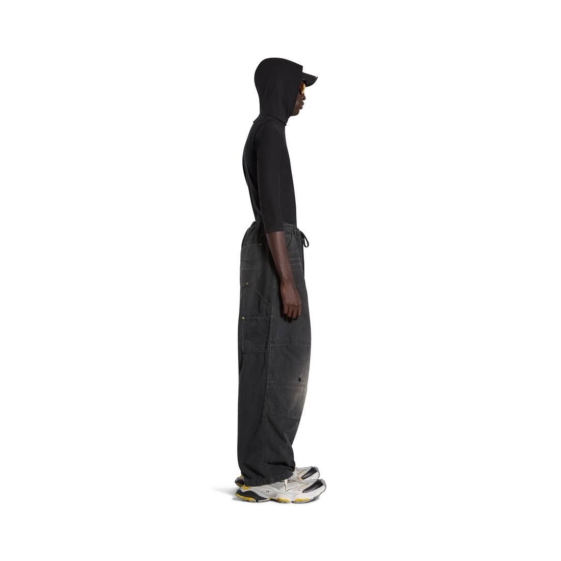Balenciaga o1in1g0625 Double Knee Trouser in Black Size US 36 / EU 52 - 3 Thumbnail