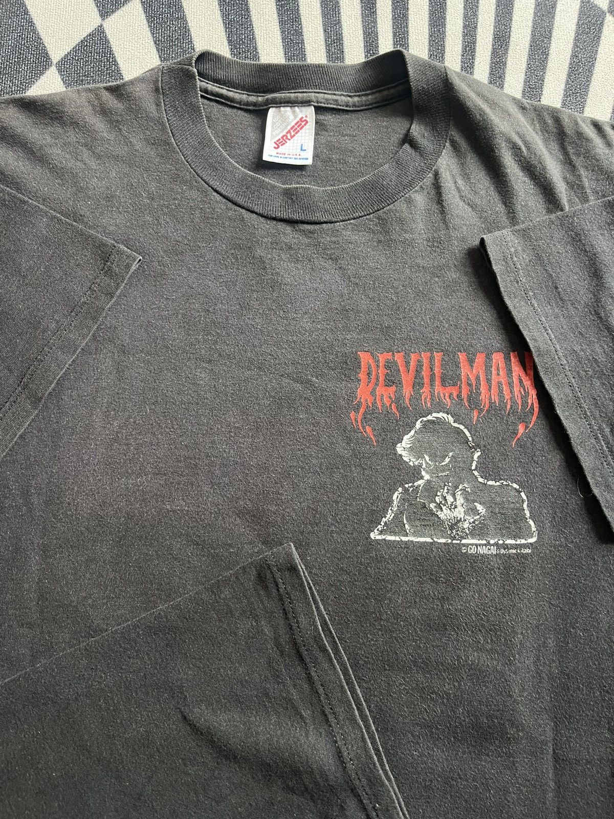 Anime Vintage 1993’s Devilman Go Nagai Anime T-Shirt Size US L / EU 52-54 / 3 - 8 Thumbnail