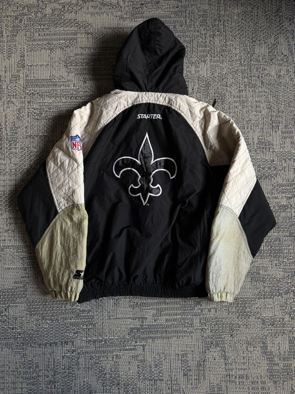 Starter Starter Vintage NFL New Orleans Saint Jacket Size US XL / EU 56 / 4 - 1 Thumbnail