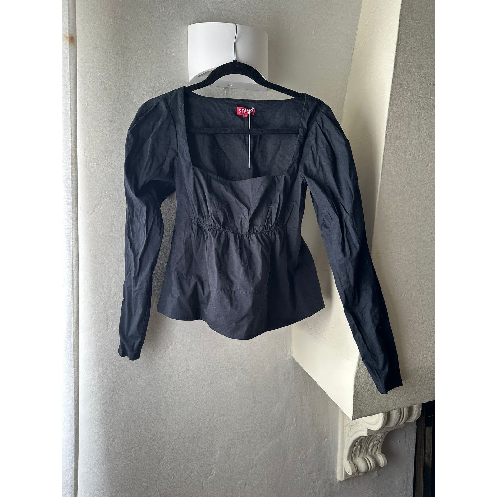 Staud STAUD Peggy Top Black XS Size XS / US 0-2 / IT 36-38 - 1 Thumbnail