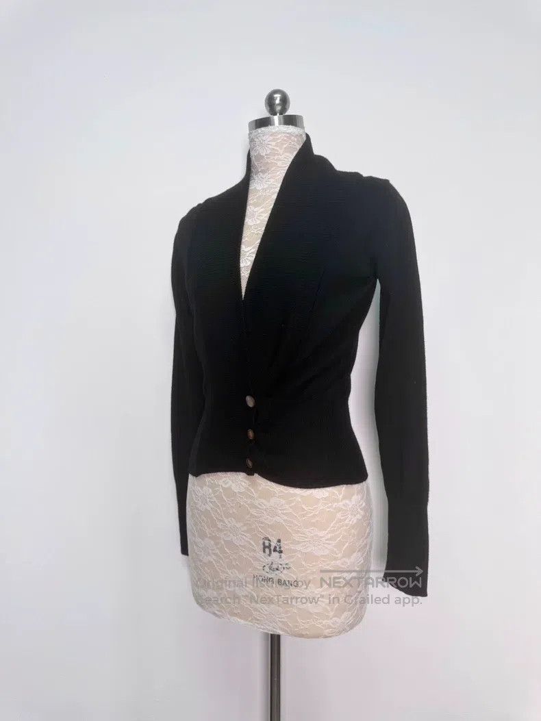 Vivienne Westwood Vivienne Westwood Black Slim Saturn Knit Cardigan, with a Size XS / US 0-2 / IT 36-38 - 3 Thumbnail