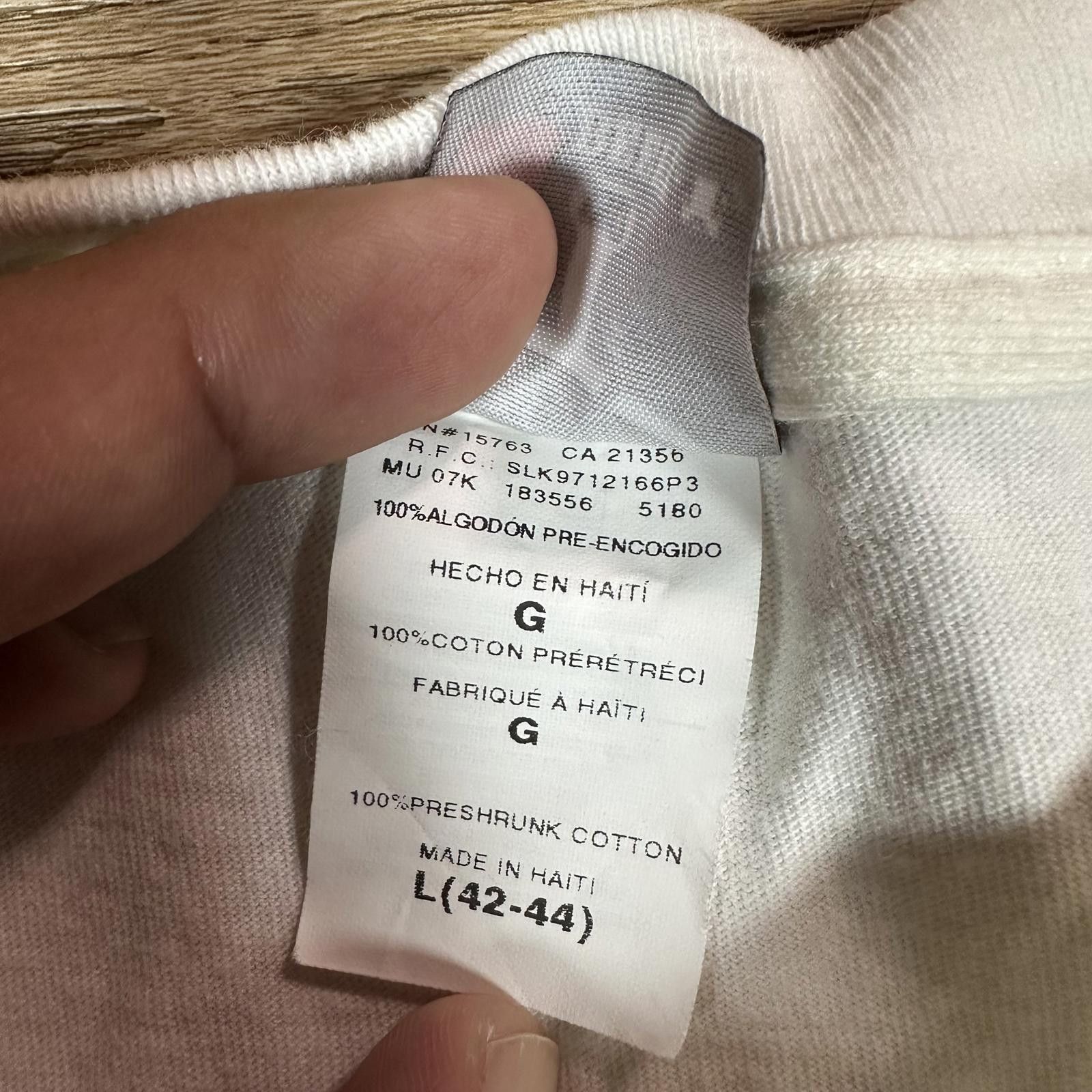 Crash Vancouver Crush Hanes T-shirt Large White Vintage Big Game Size US L / EU 52-54 / 3 - 5 Thumbnail