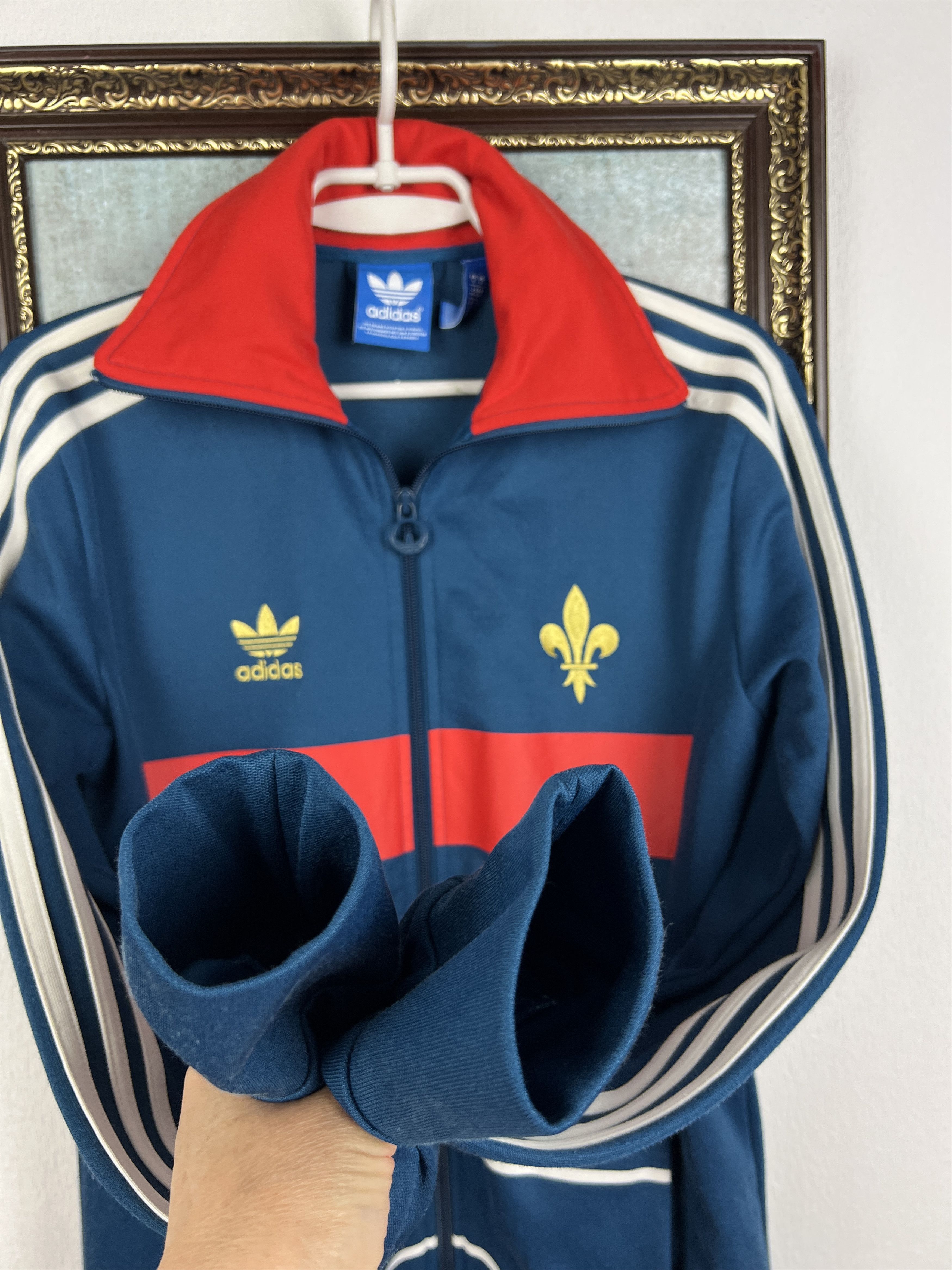 Adidas Originals France Football Jacket Soccer Track Worl Cup Size US S / EU 44-46 / 1 - 6 Thumbnail