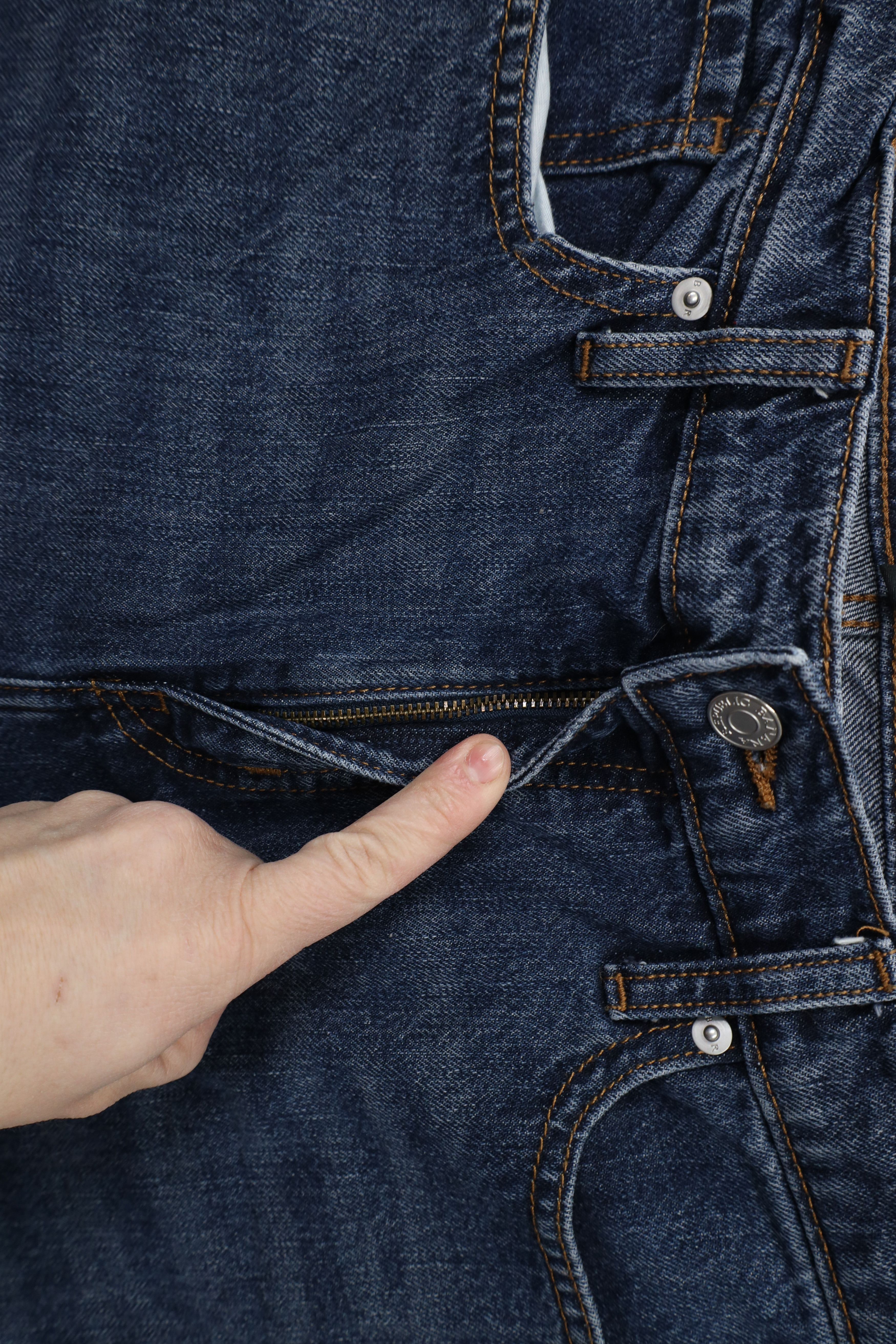 Banana Republic × Vintage Banana Republic High Rise Straight Fit Denim Jeans Blue Size 31" - 6 Thumbnail