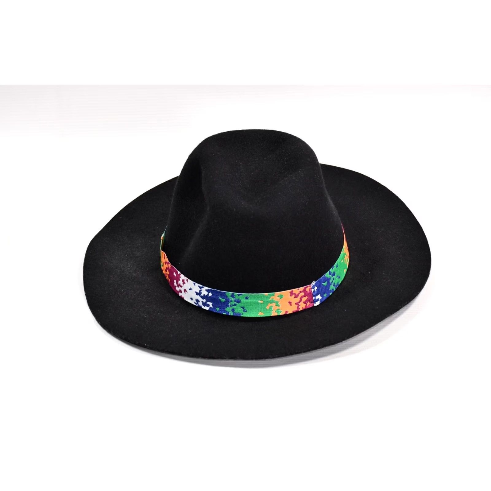 Vintage VINTAGE Lillehammer 1994 Olympic Wool Fedora Hat Mens Size L Black Wool Fedora Hat Size ONE SIZE - 3 Thumbnail