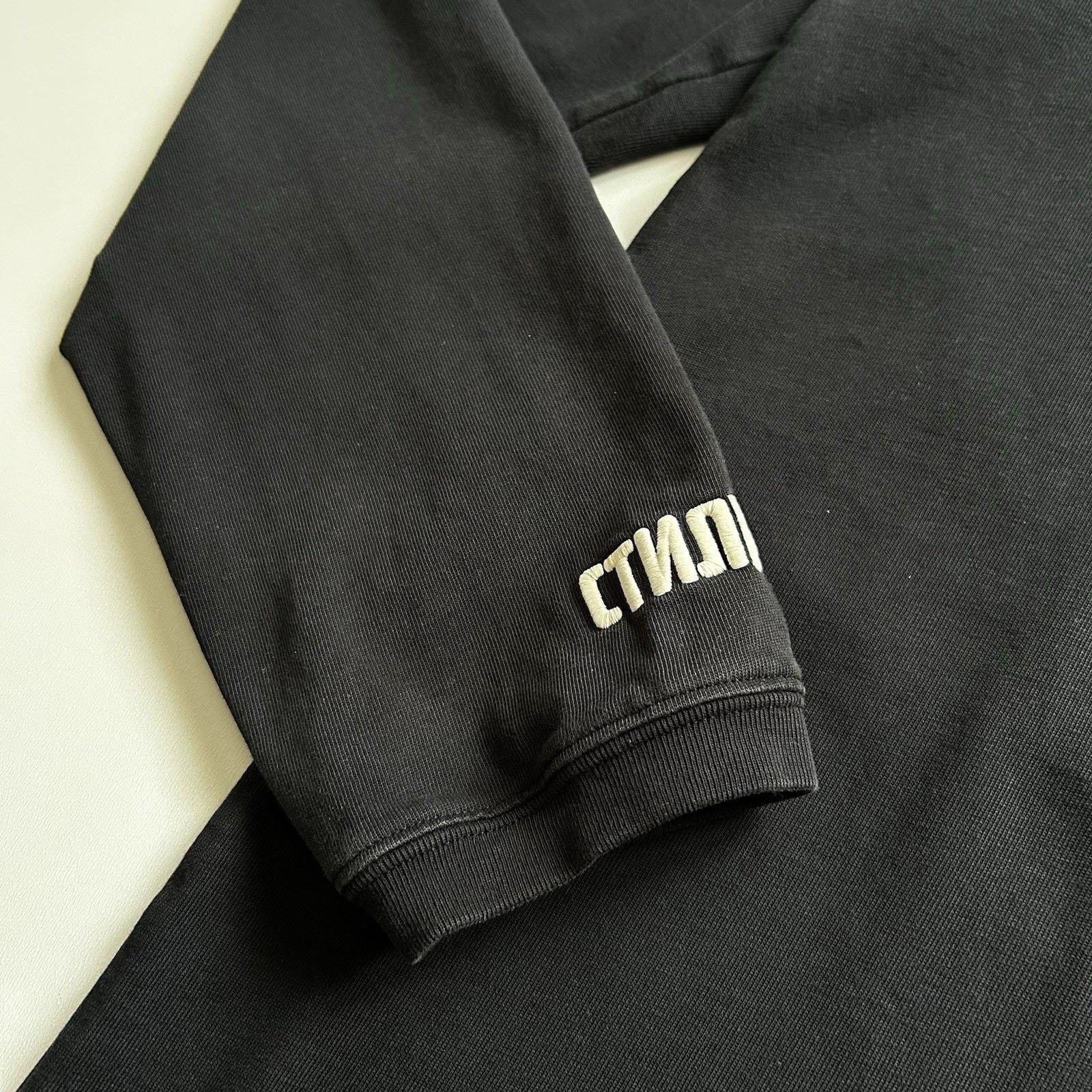 Heron Preston Heron Preston Long Sleeve Mock Neck Shirt Black Medium Rare Size US M / EU 48-50 / 2 - 4 Thumbnail