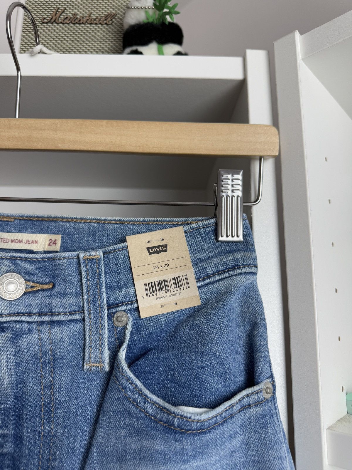 Designer × Levi's Levi’s high waist mom jeans denim pants 24 DSWT streetwear Size 24" / US 00 / IT 34 - 7 Thumbnail