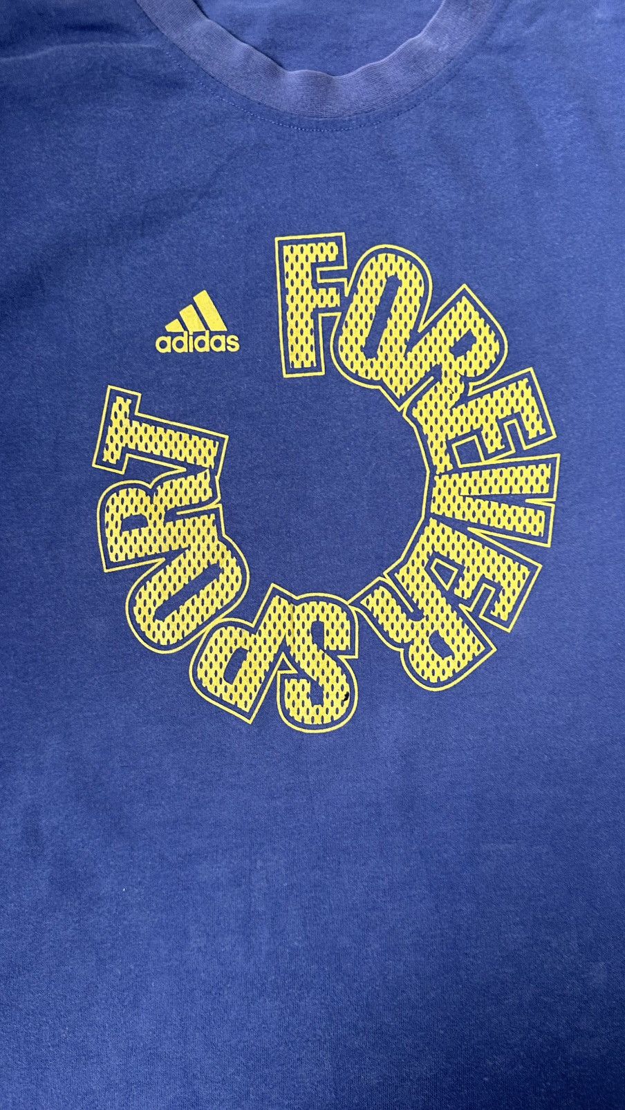 Adidas VINTAGE Y2K ADIDAS FOREVER SPORT WELL FADED TEE Size US M / EU 48-50 / 2 - 2 Thumbnail