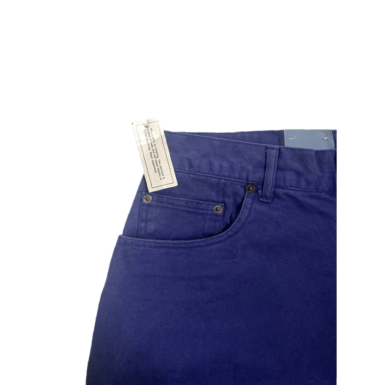 Bugle Boy VINTAGE Bugle Boy Purple Jean Denim Shorts Mens 32 90s Deadstock NWT Denim Cotton 15.5” Waist 32 Rise 12” Inseam 10” 11.5" Leg Opening Mens Size US 32 / EU 48 - 2 Thumbnail