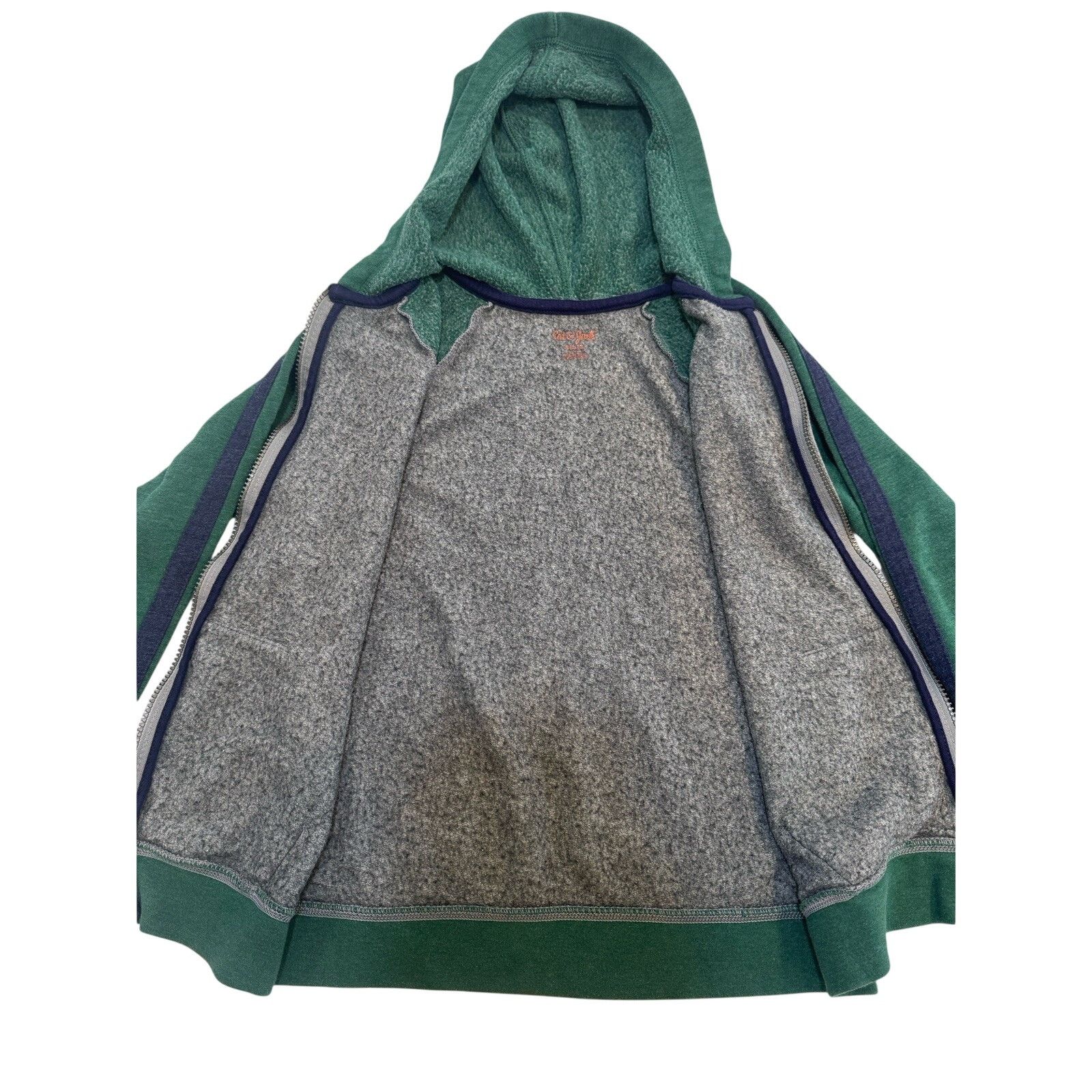 Other Cat & Jack Boys Hoodie Zip Up Sweatshirt Green/Gray M (8/10) Size US M / EU 48-50 / 2 - 6 Thumbnail