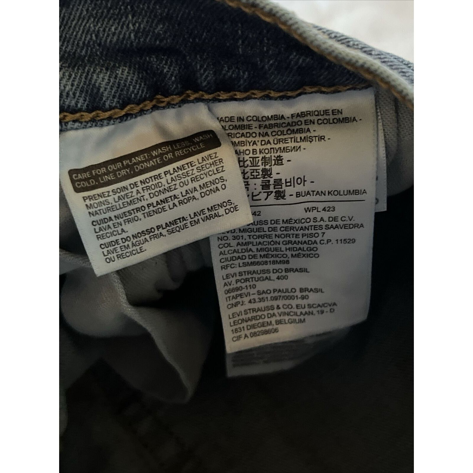 Levi's Levis 511 Jeans Mens 31x30 Blue Slim Medium Wash Denim Y2k Size US 31 - 11 Thumbnail