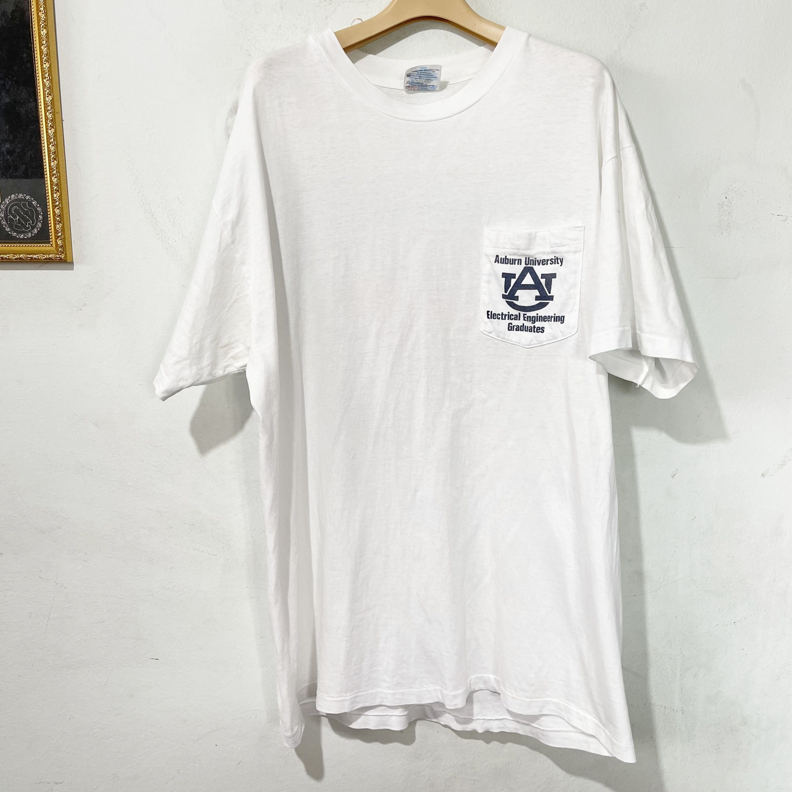 Vintage Vintage 1994 Auburn University Pocket Tee Size US L / EU 52-54 / 3 - 3 Thumbnail