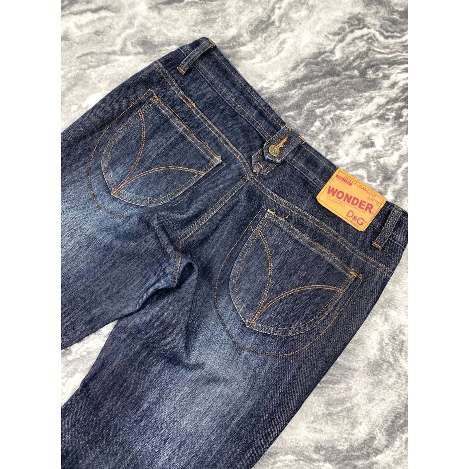 Dolce & Gabbana VINTAGE Dolce&Gabbana Jeans Denim Flared 34 Women Blue Size 24" / US 00 / IT 34 - 2 Thumbnail