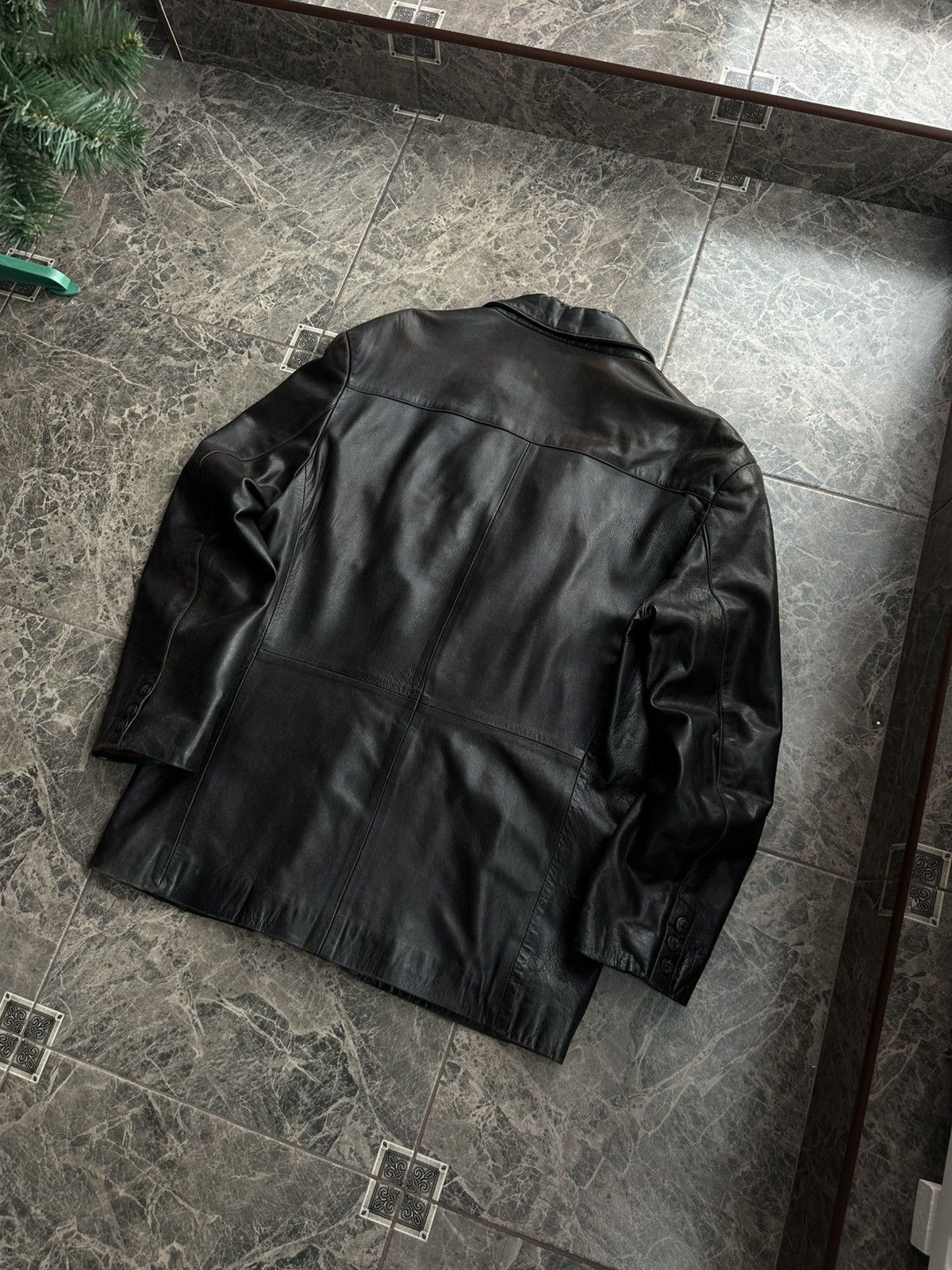 Genuine Leather Vintage Redskins Leather Men’s Coat Jacket 90s Sz L Size US L / EU 52-54 / 3 - 16 Thumbnail