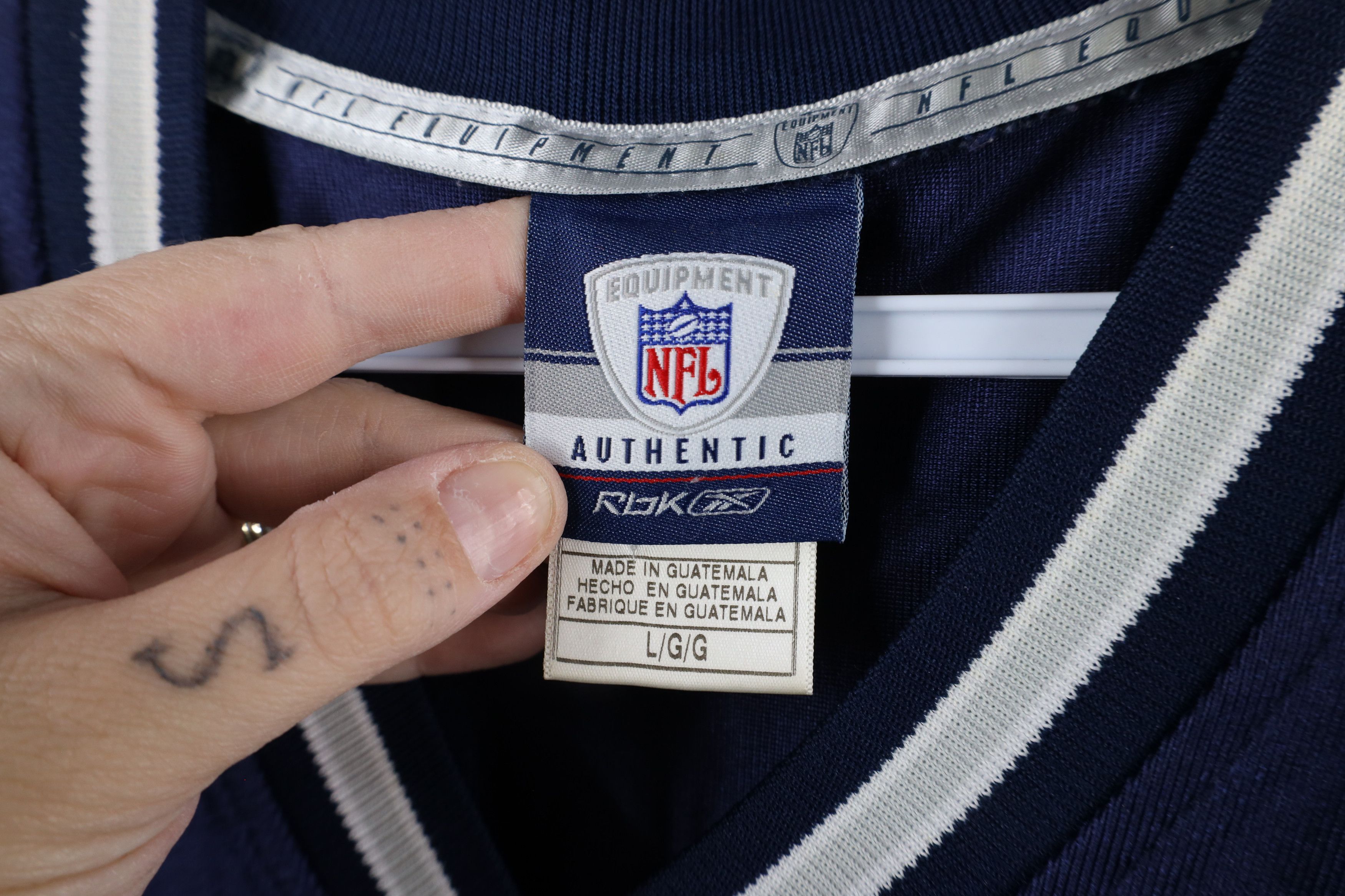 Reebok × Vintage Vintage Reebok Dallas Cowboys Football Jersey Blue #82 Size US L / EU 52-54 / 3 - 5 Thumbnail