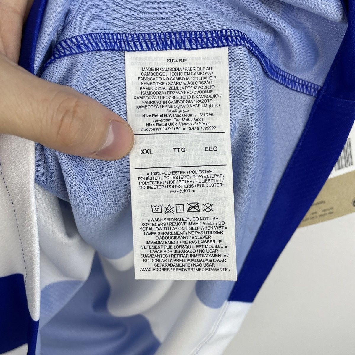 Nike Hertha Berlin Diego Demme Home Nike Men’s Jersey 2024/2025 Size US XXL / EU 58 / 5 - 10 Thumbnail