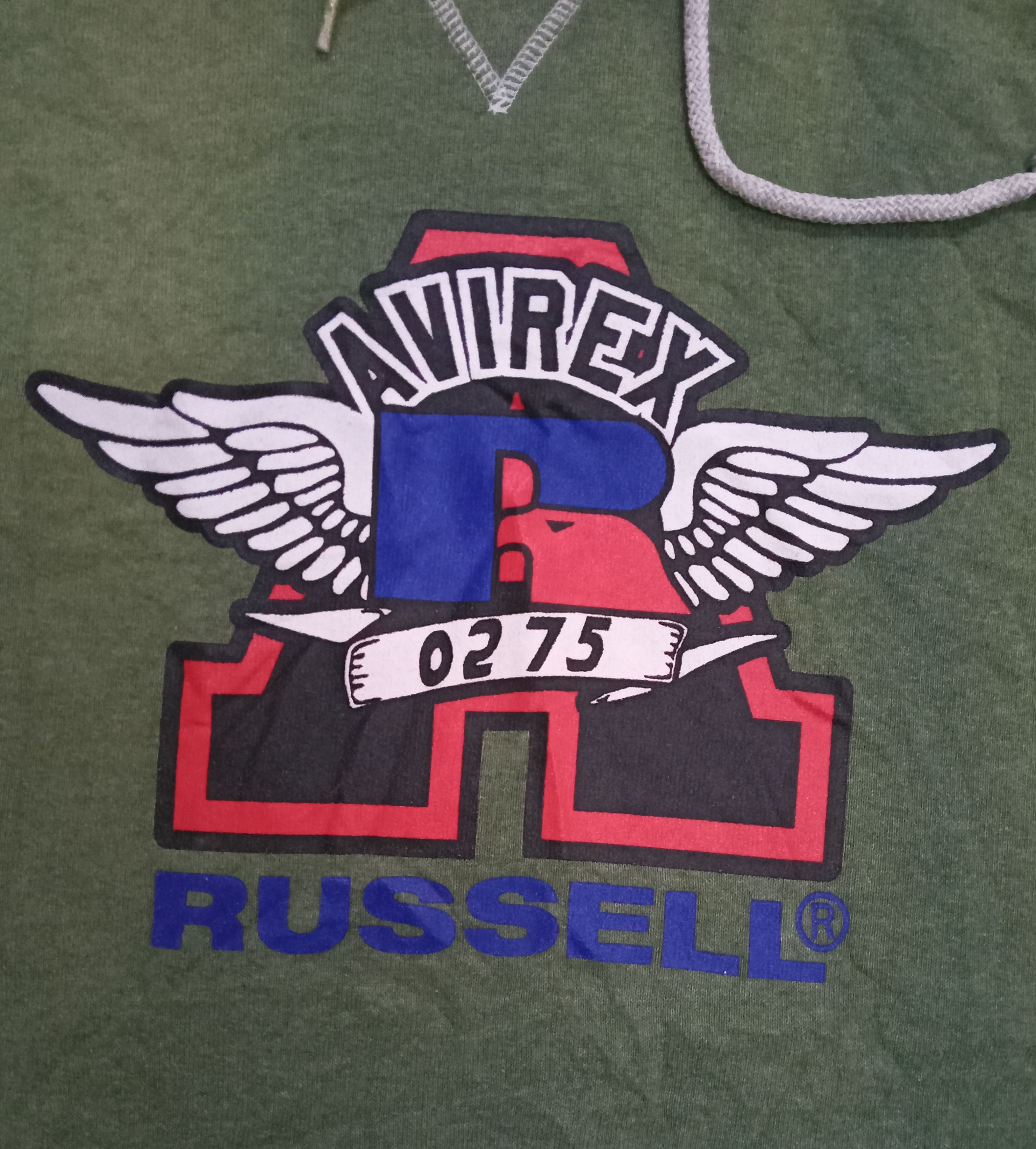Avirex Russell Athletic X Avirex Sun Faded Hoodie Size US XL / EU 56 / 4 - 5 Thumbnail