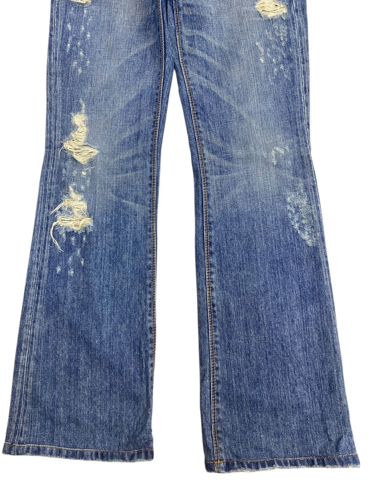 Japanese Brand Japanese Brand Whiskers Faded Wash Style Ripped Jeans Size US 28 / EU 44 - 9 Thumbnail
