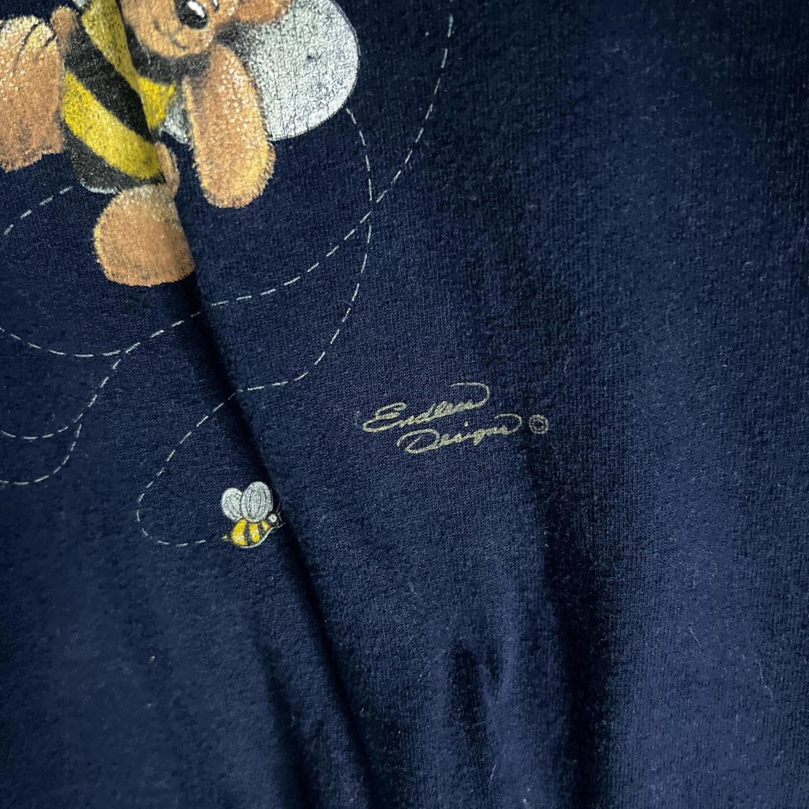Jerzees Vintage 90s Jerzees “Teddy Bees” Graphic Tee 🐝💛 Size M / US 6-8 / IT 42-44 - 5 Thumbnail