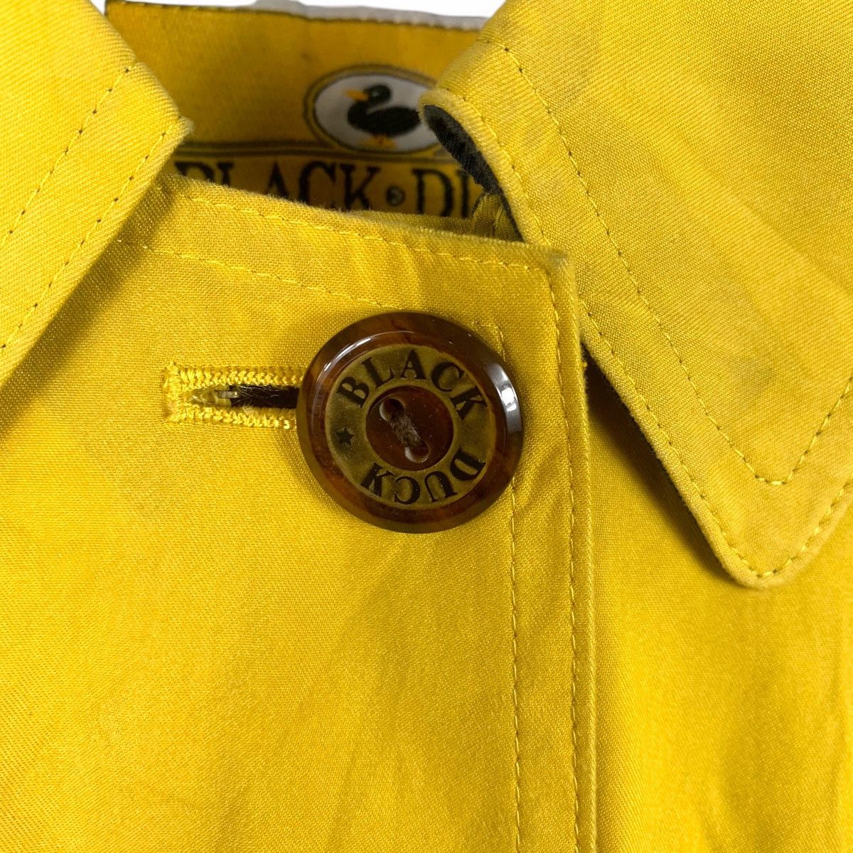 Vintage Vintage 90’s BLACK DUCK Yellow Field Jacket Utility Outdoor Size L / US 10 / IT 46 - 3 Thumbnail