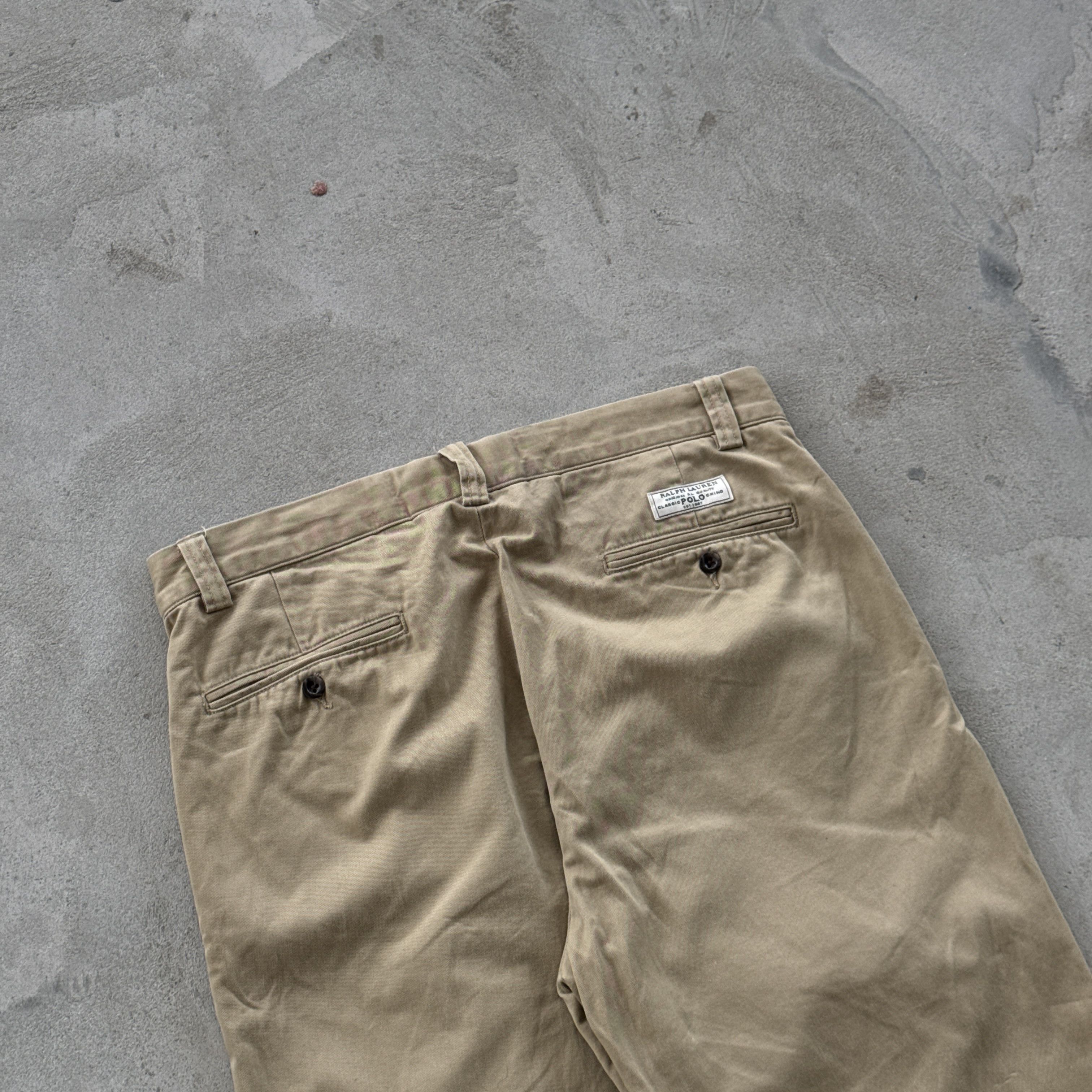 Polo Ralph Lauren Polo Ralph Lauren Custom Fit Beige Chino Pants Size 33 34 Size US 33 - 3 Thumbnail