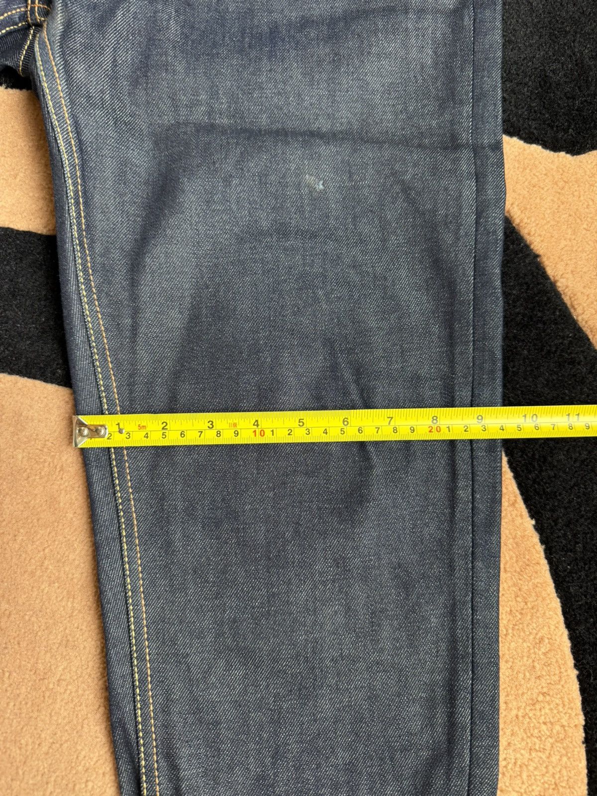 Evisu evisu white daicock style denim cropped pants size：32 Size US 32 / EU 48 - 11 Thumbnail