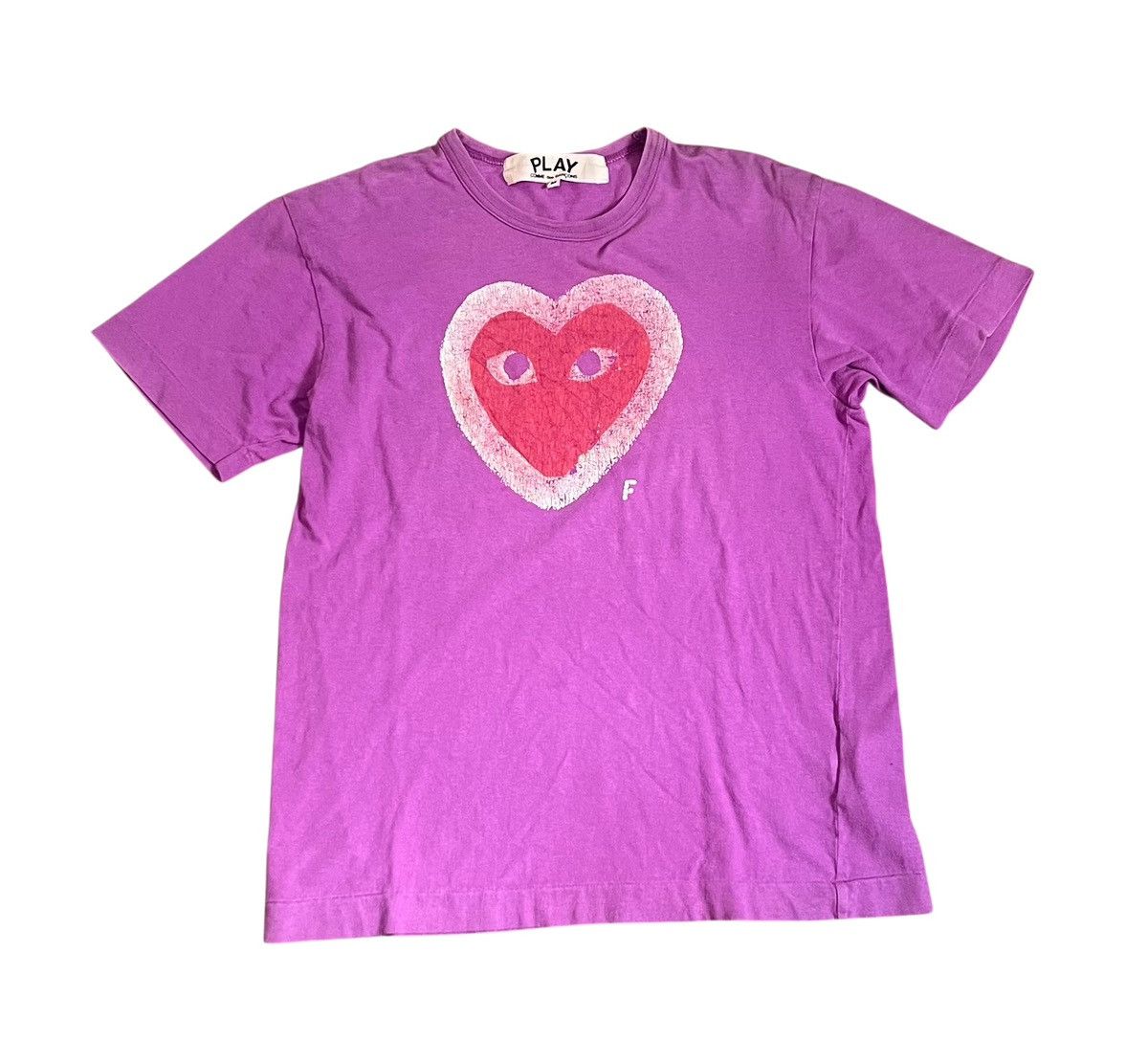 Cdg play AD2009 filip pagowski printed logo tee