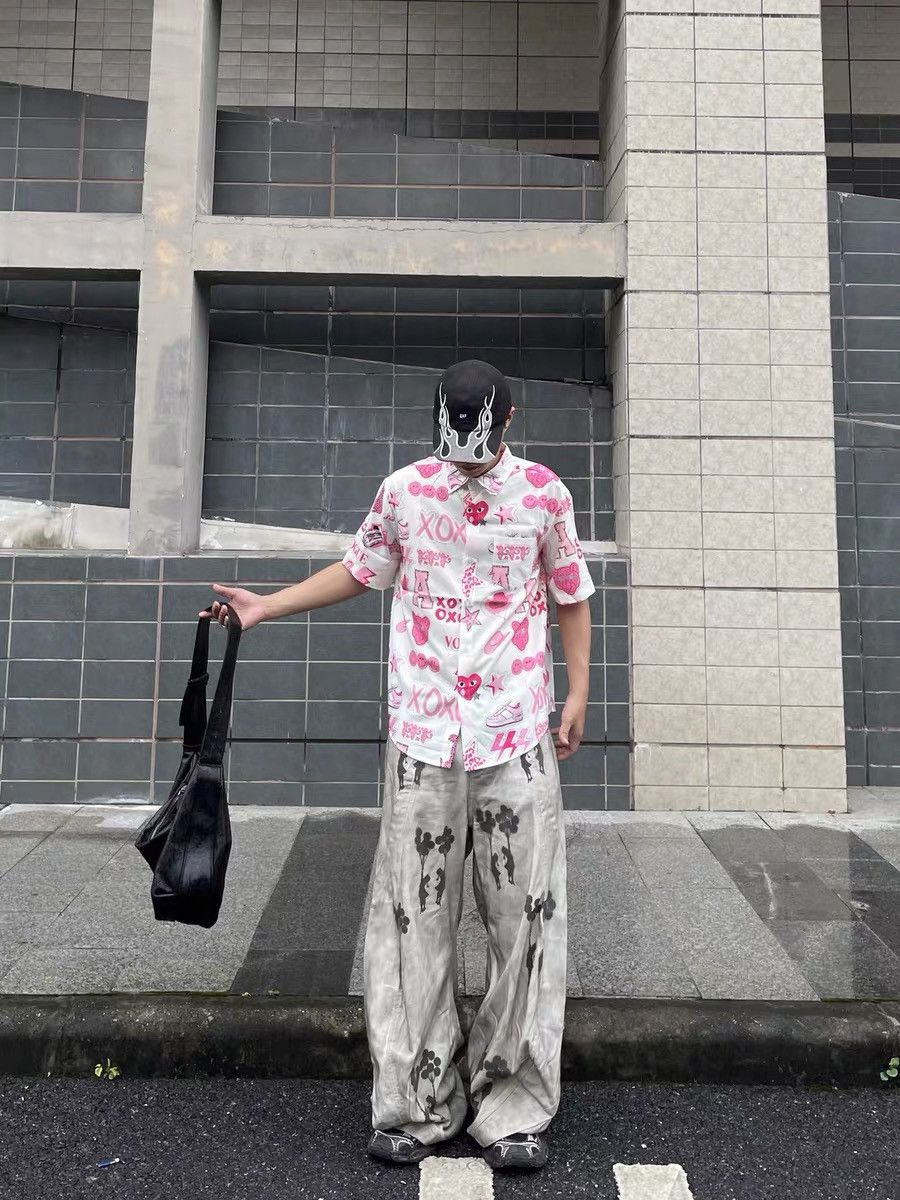 Other Graffiti Button Up Short Sleeve Shirt Size US M / EU 48-50 / 2 - 12 Thumbnail