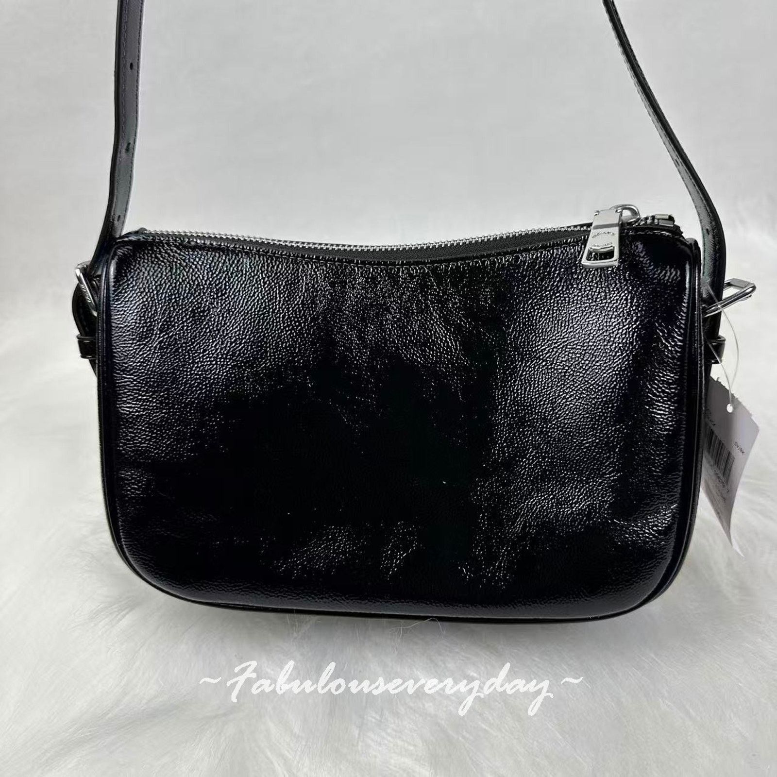 Coach Coach Kailey Shoulder/Crossbody Bag In Leather/Silver/Black Size ONE SIZE - 5 Thumbnail