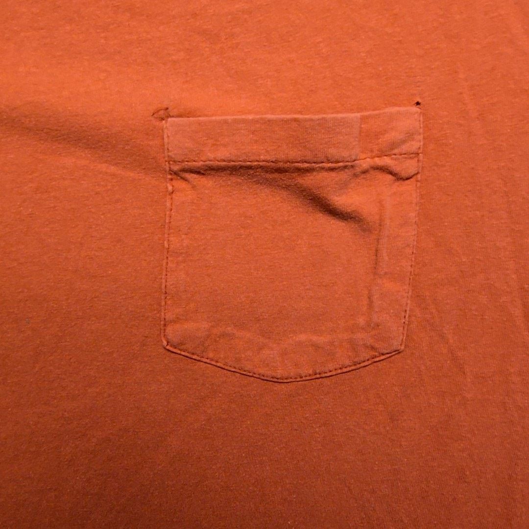 Vintage Vintage Red Blank Pocket T-Shirt XL Crew Neck Hanes Tee Size US XL / EU 56 / 4 - 2 Thumbnail