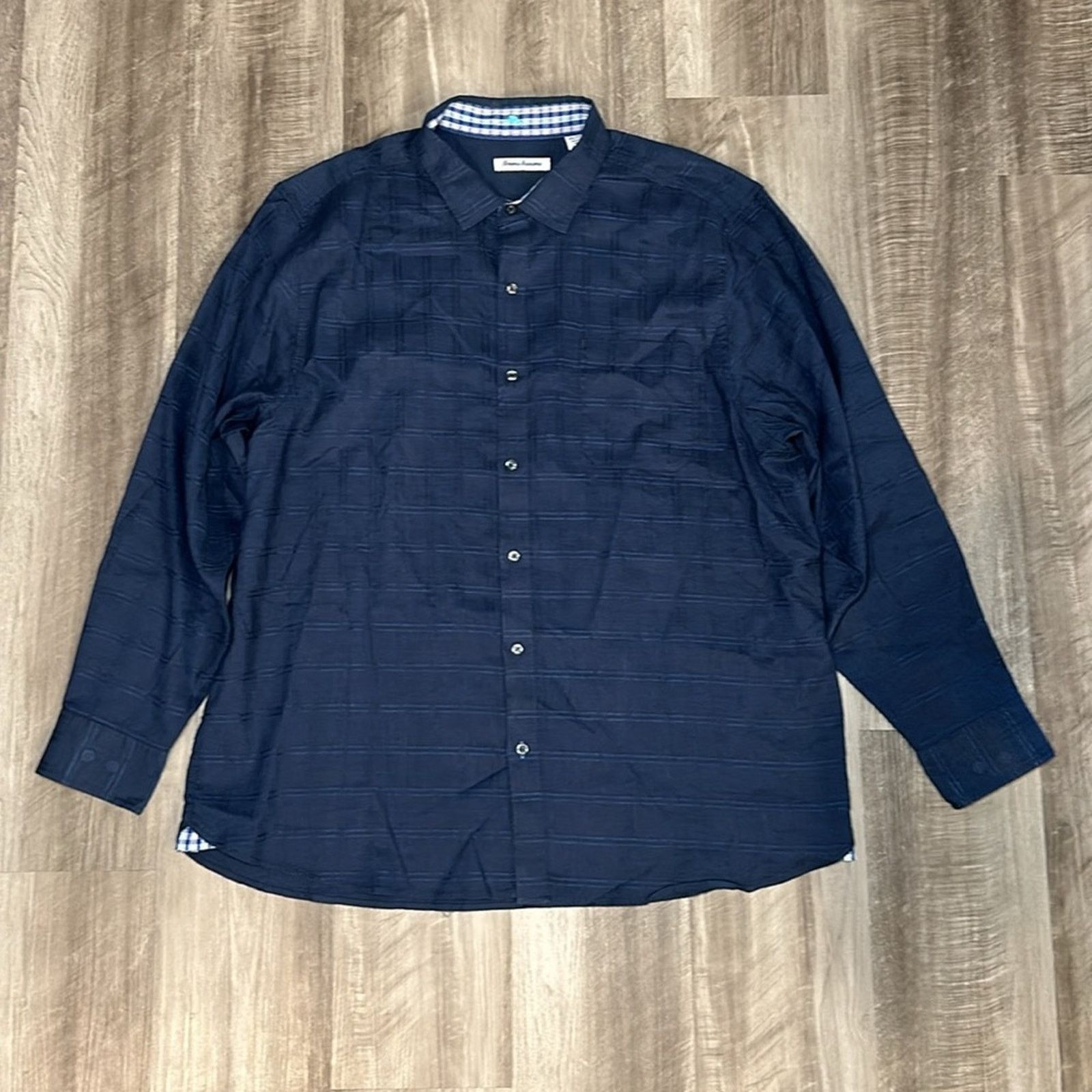Tommy Bahama Tommy Bahama Linen Blend Long Sleeve Button Down - 2XL Size US XXL / EU 58 / 5 - 2 Thumbnail