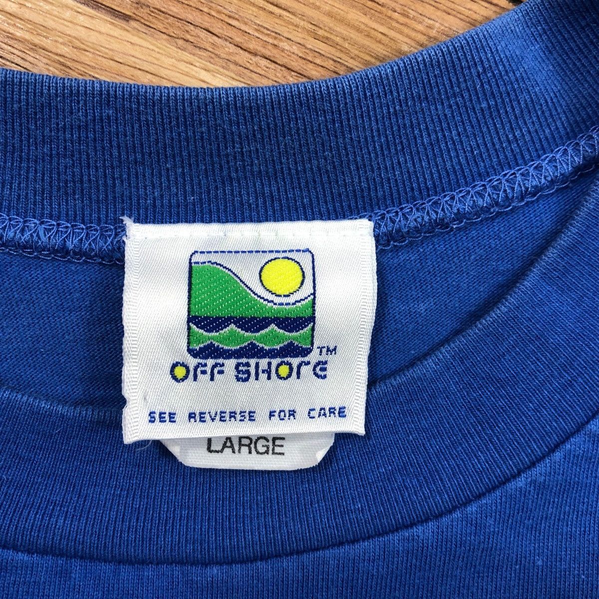 Vintage Pick!! Vtg OFF SHORE Surfing Top Tee Tshirt Size US L / EU 52-54 / 3 - 5 Thumbnail