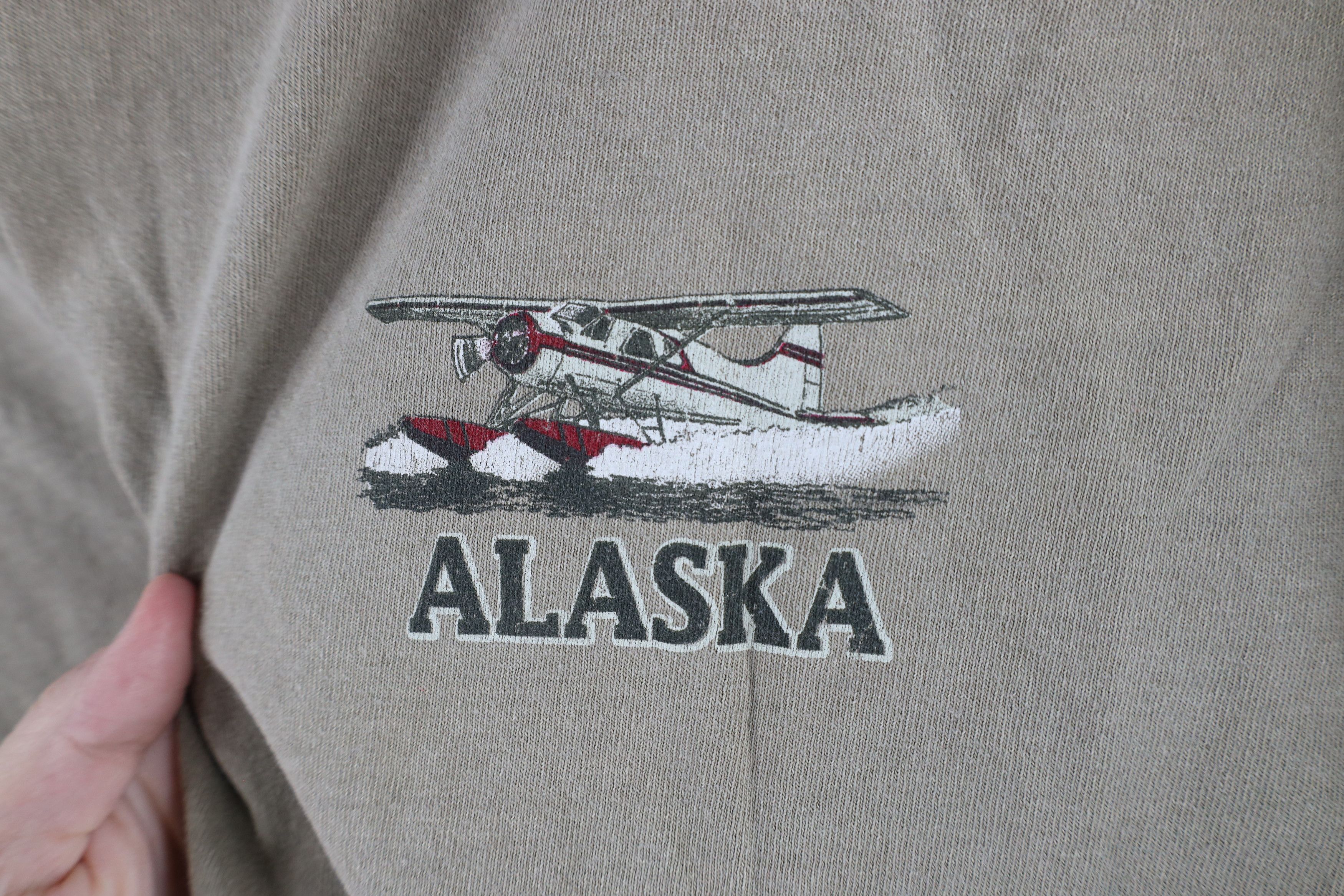 Vintage Vintage Streetwear Pigment Dye Alaska Bush Pilot T-Shirt Size US L / EU 52-54 / 3 - 4 Thumbnail