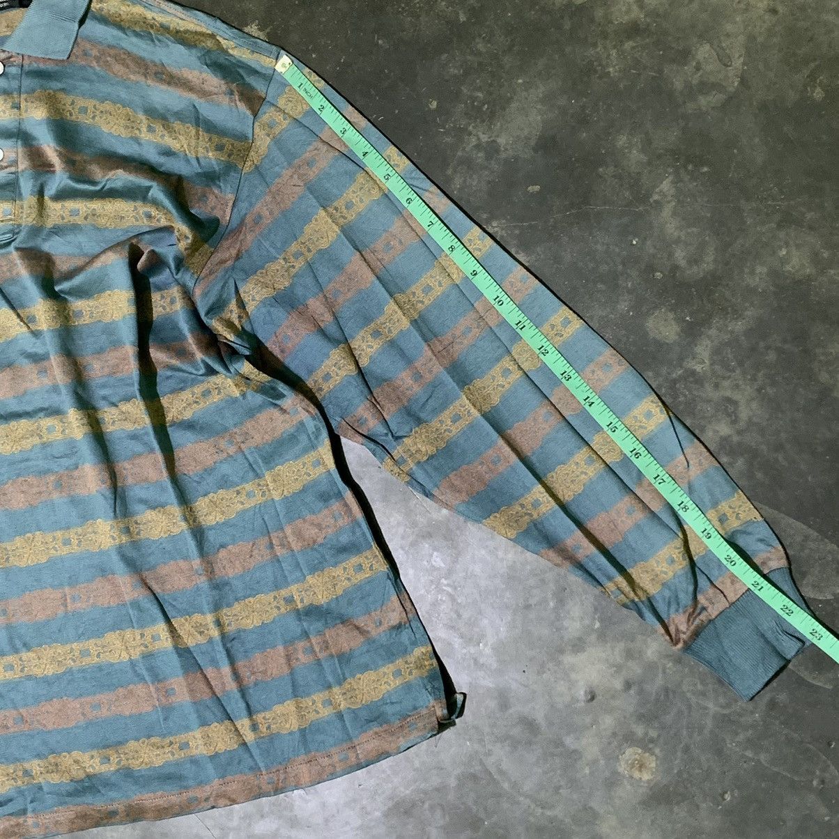 Christian Dior Monsieur Christian dior polo’s longsleve strip Size US M / EU 48-50 / 2 - 8 Thumbnail