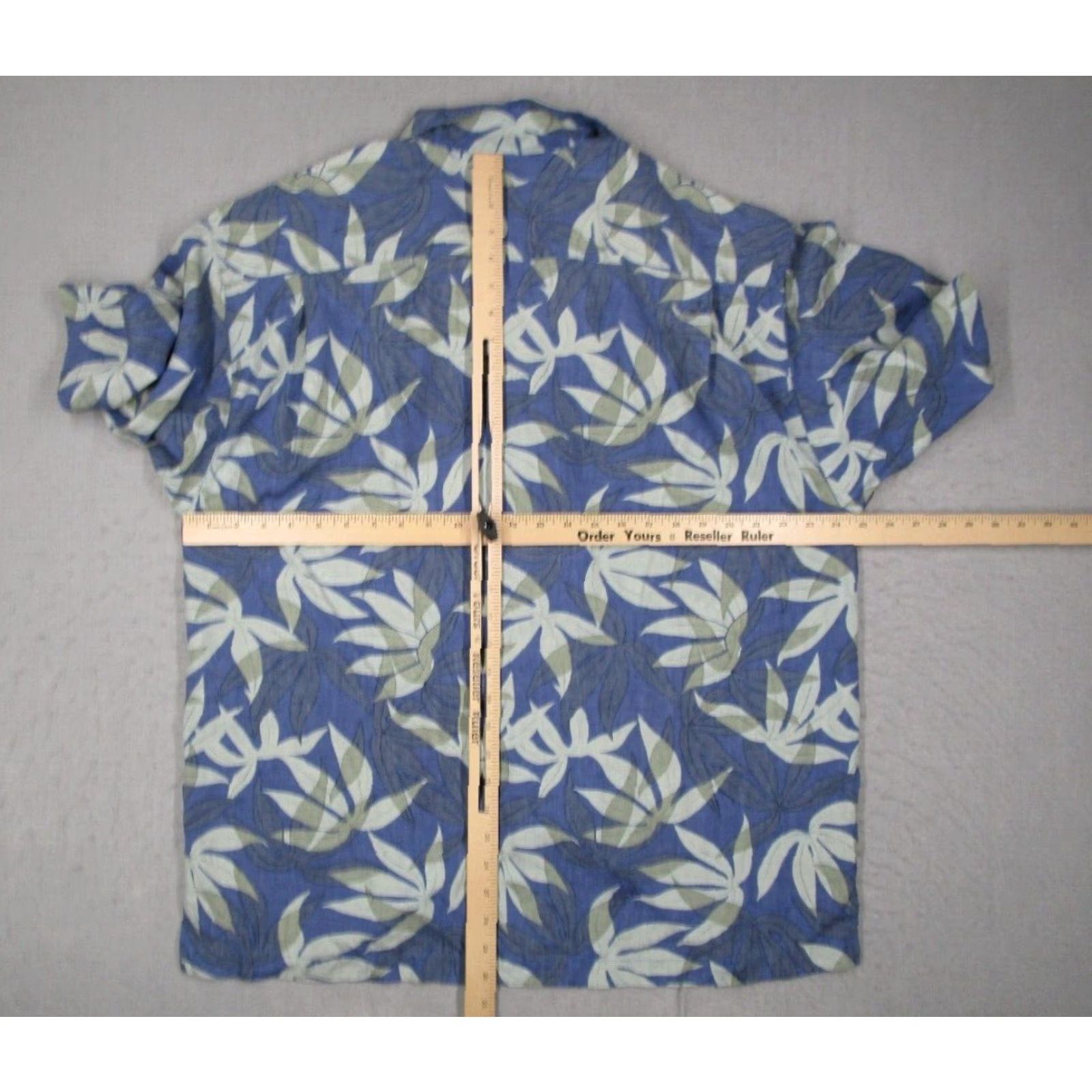 Tommy Bahama VINTAGE Tommy Bahama Shirt Mens XL Blue Silk Short Sleeve Hawaiian Floral Casual Packing Cold Weather Size US XL / EU 56 / 4 - 5 Thumbnail