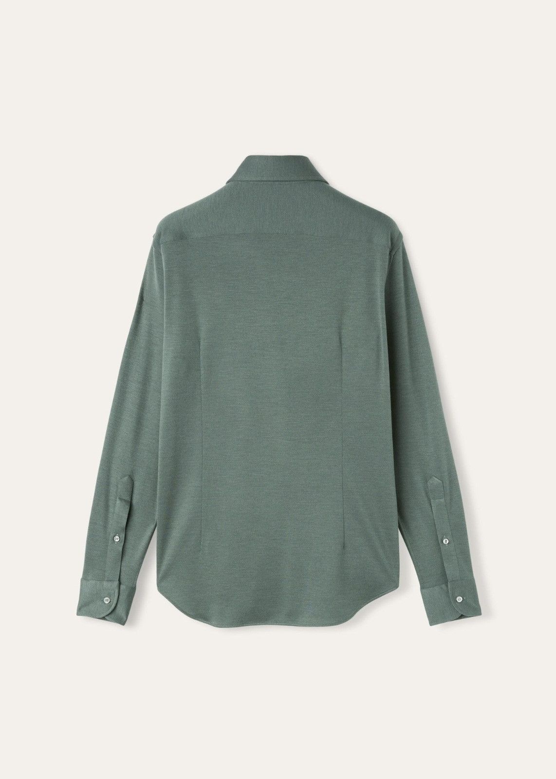 Loro Piana o1srvl11e0325 FAM9540 Andrew Shirt in Sage Green Size US XL / EU 56 / 4 - 2 Thumbnail