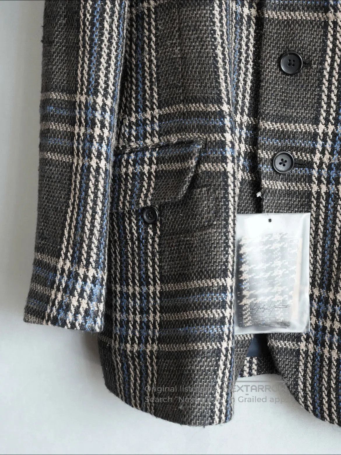 Yohji Yamamoto Sz 3 Yohji Yamamoto 23AW Plaid Pattern Jacket. Size US L / EU 52-54 / 3 - 4 Thumbnail