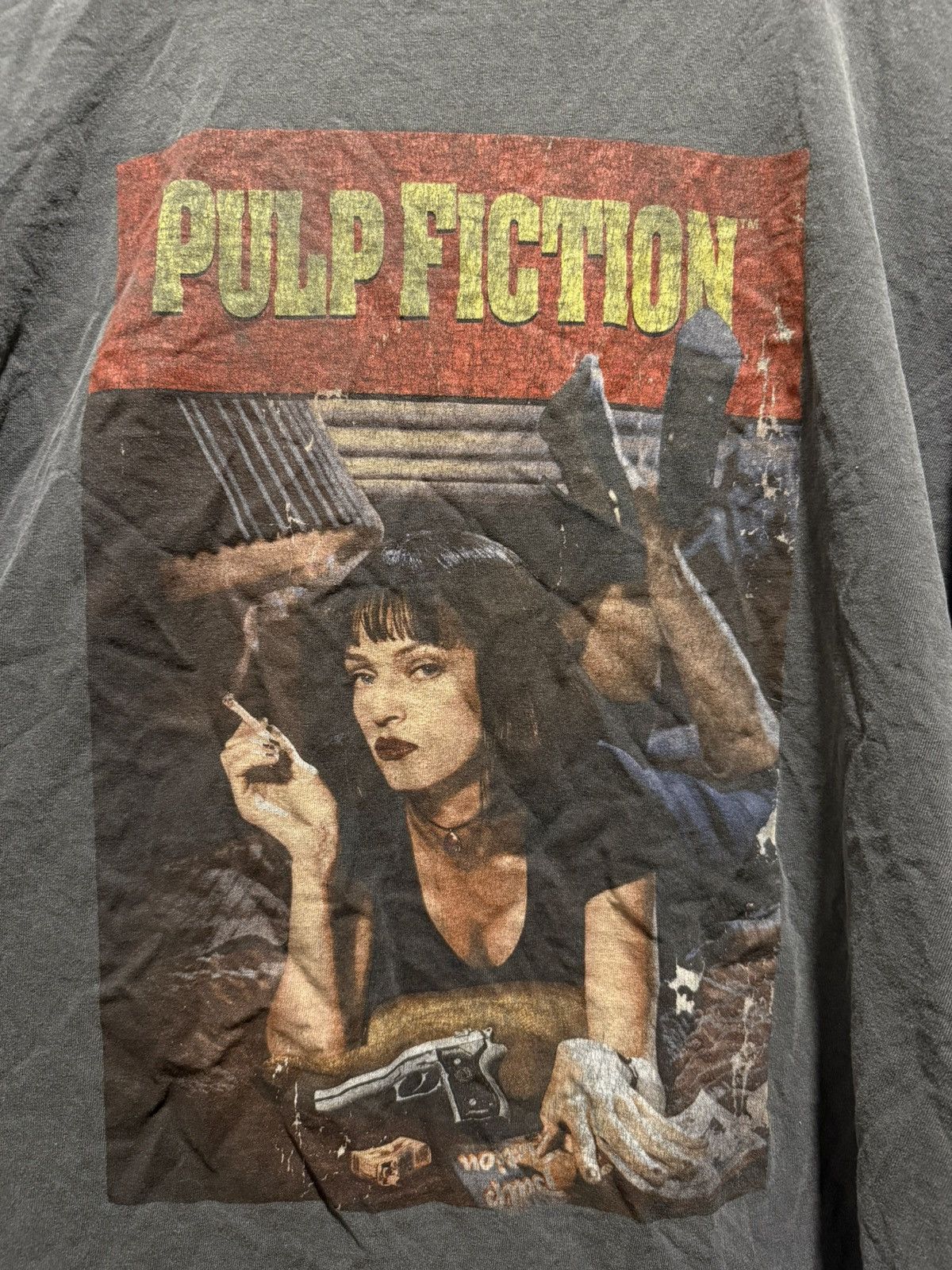 Vintage Vintage Pulp Fiction Tee Size US XXL / EU 58 / 5 - 2 Thumbnail