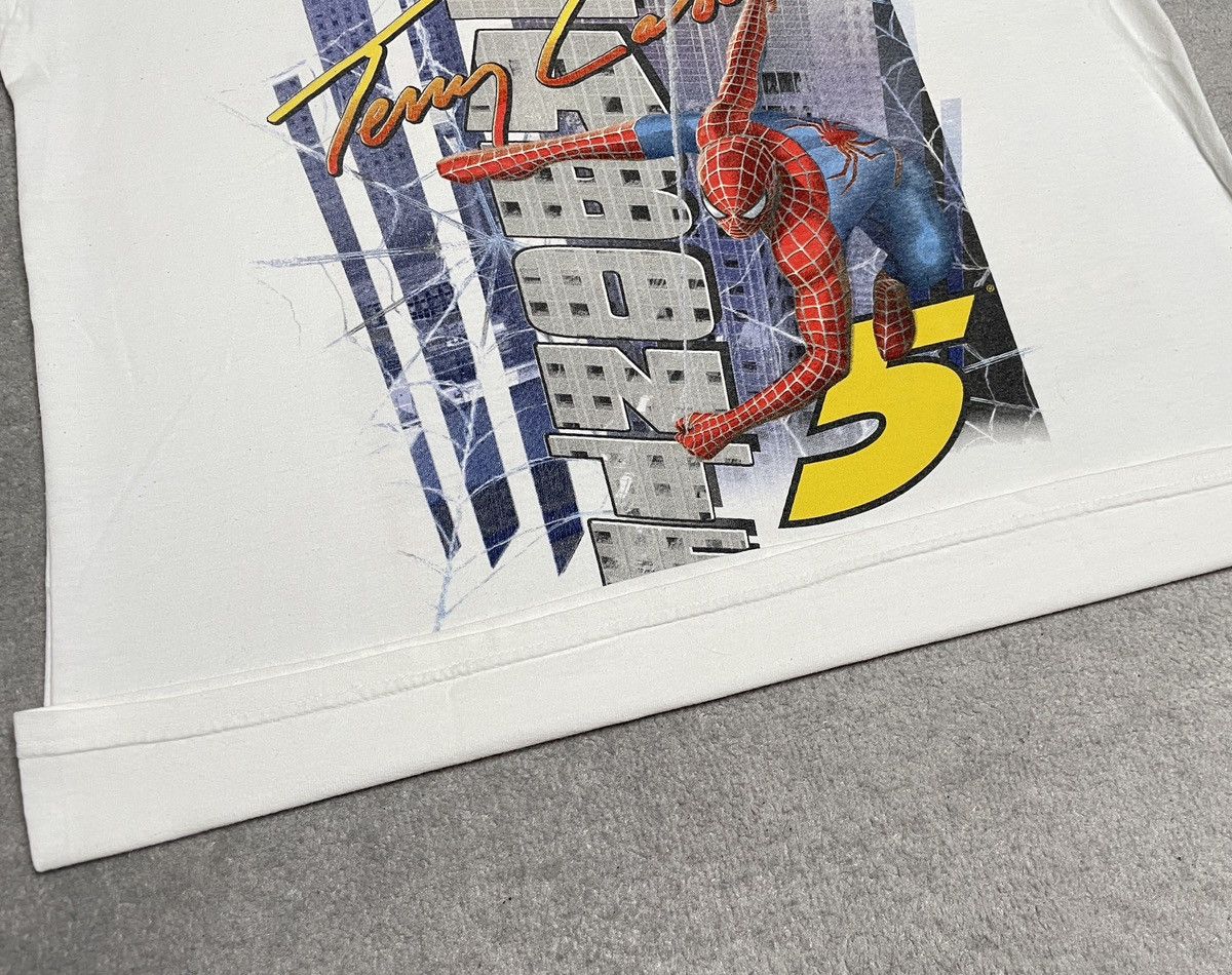 NASCAR Vintage White T-Shirt Tee Racing Spider-Man Terry Labonte Size US XL / EU 56 / 4 - 2 Thumbnail