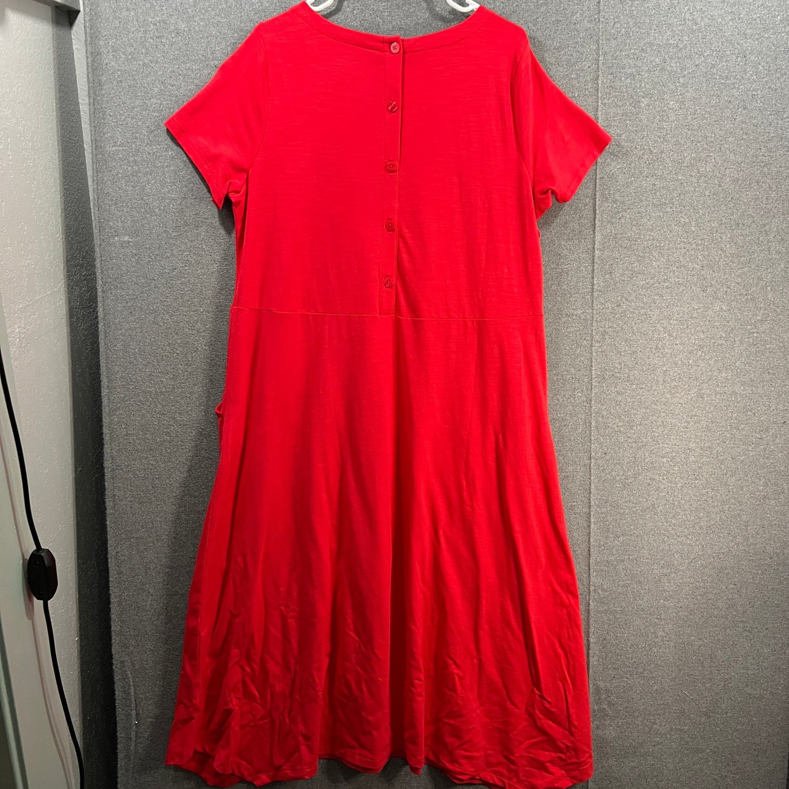 Other Joan Rivers Regular Cotton Blend Knit Midi Dress Size L / US 10 / IT 46 - 2 Thumbnail