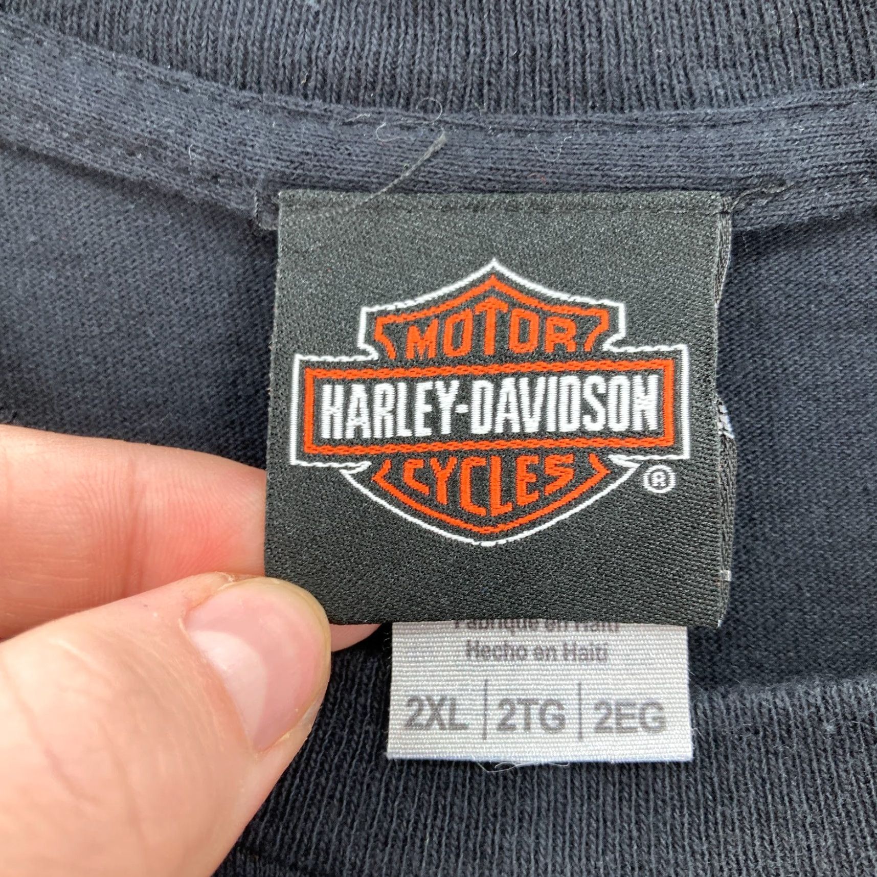 Harley Davidson Harley-Davidson T Shirt Mens 2XL Black Graphic Print Crew Neck Short Sleeve Motorcycle Biker Rockstar Size US XXL / EU 58 / 5 - 5 Thumbnail