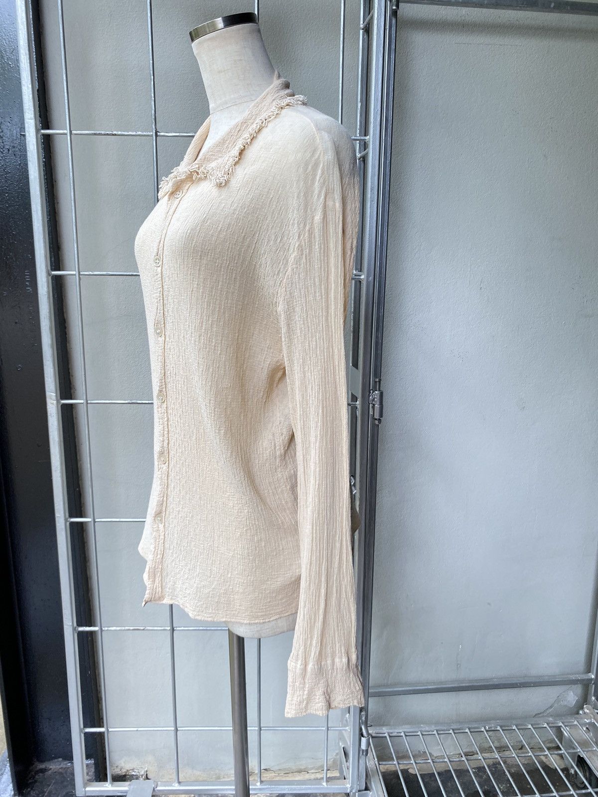 Issey Miyake Plantation pleated blouse shirt Size L / US 10 / IT 46 - 19 Thumbnail