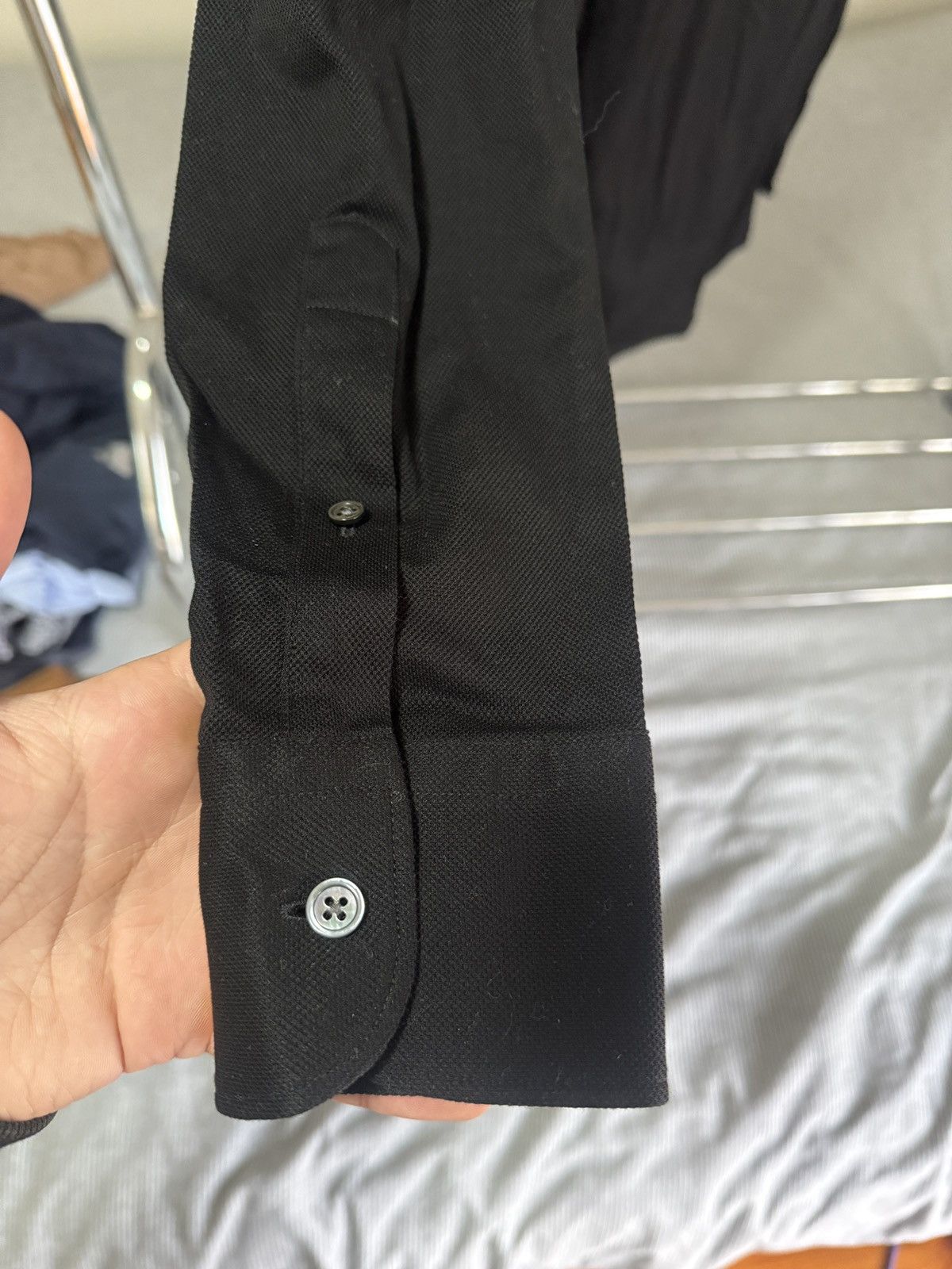 Ermenegildo Zegna Zegna regular Fit Black shirt Size US S / EU 44-46 / 1 - 8 Thumbnail