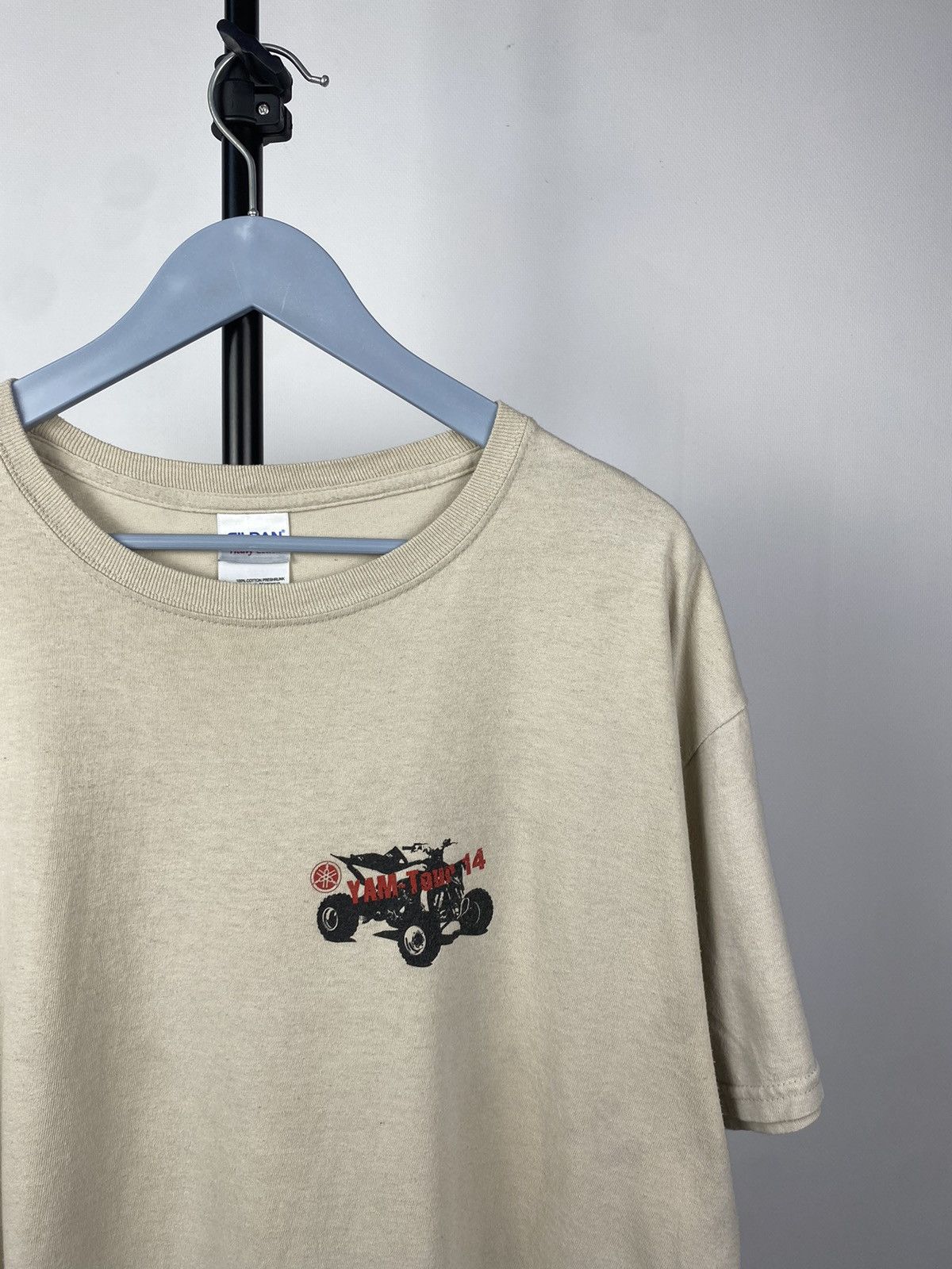 Vintage Vintage 00s Yamaha ATV Tour 14 Racing MOTO Motosport t shirt Size US L / EU 52-54 / 3 - 4 Thumbnail